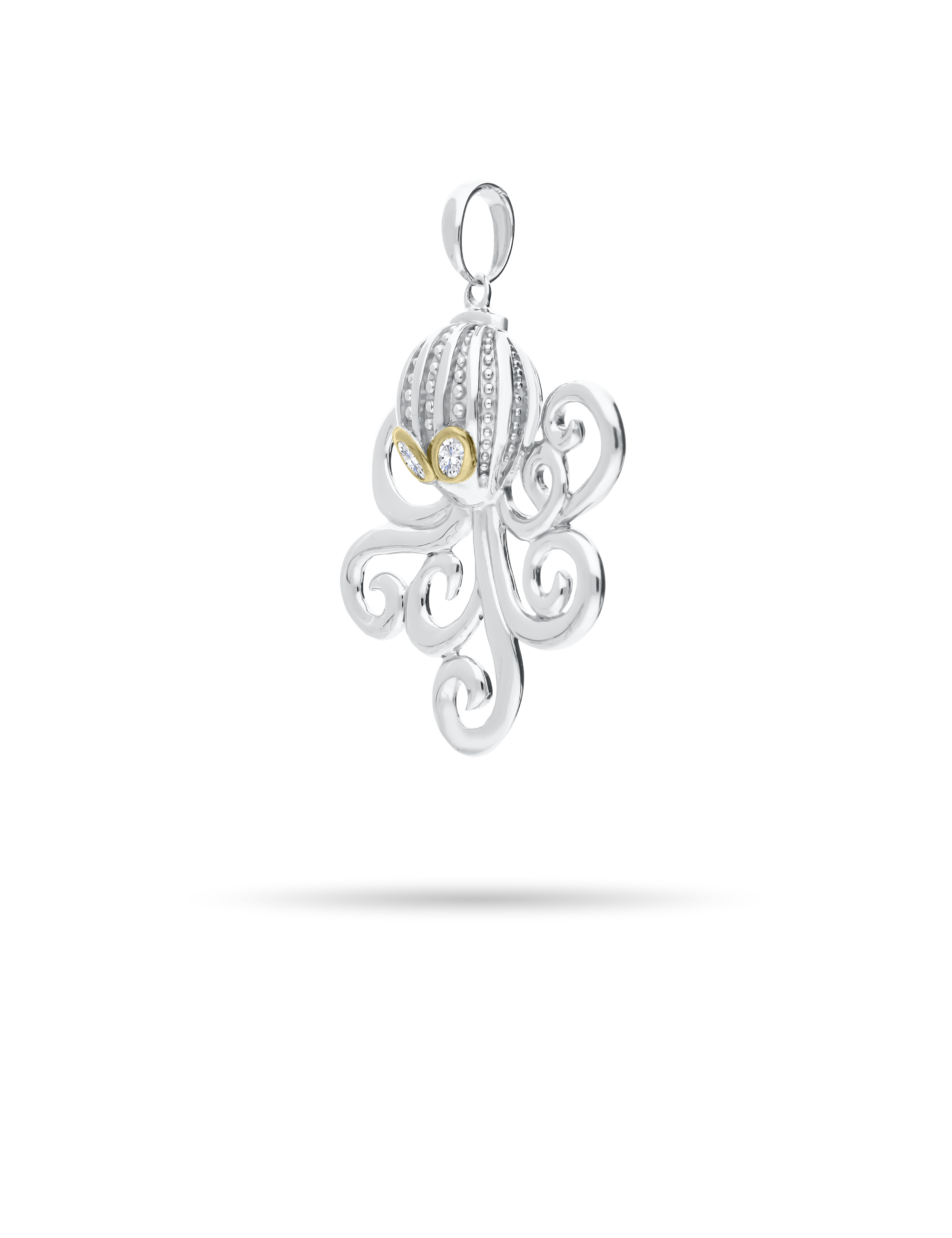 Anhaenger Krake 925 Silber mit Zirkonia_92515_2
