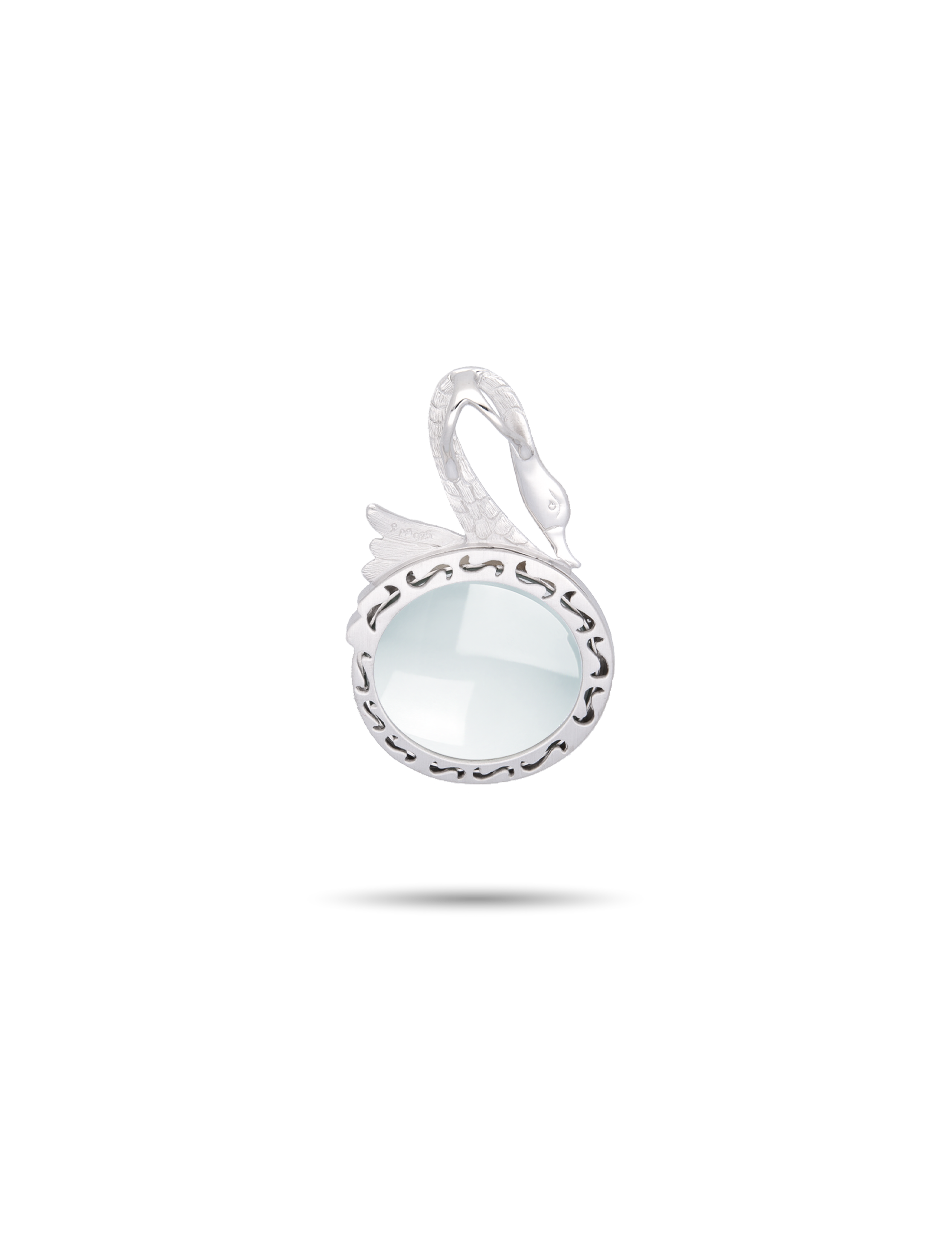 Anhaenger Lupe Schwan 925 Silber rhodiniert_27181_3
