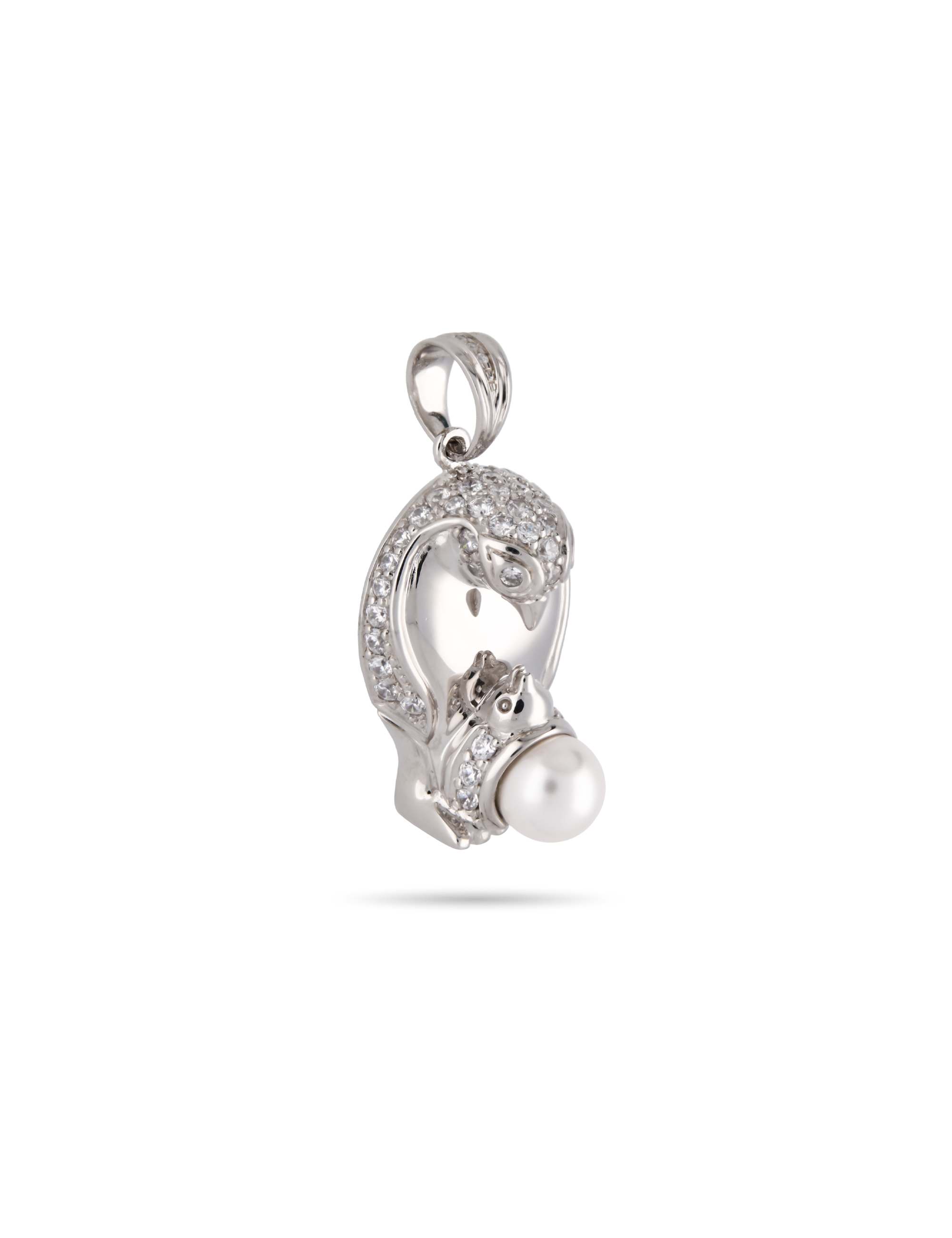 Anhaenger Pinguin 925 Silber mit Zirkonia 27362_2