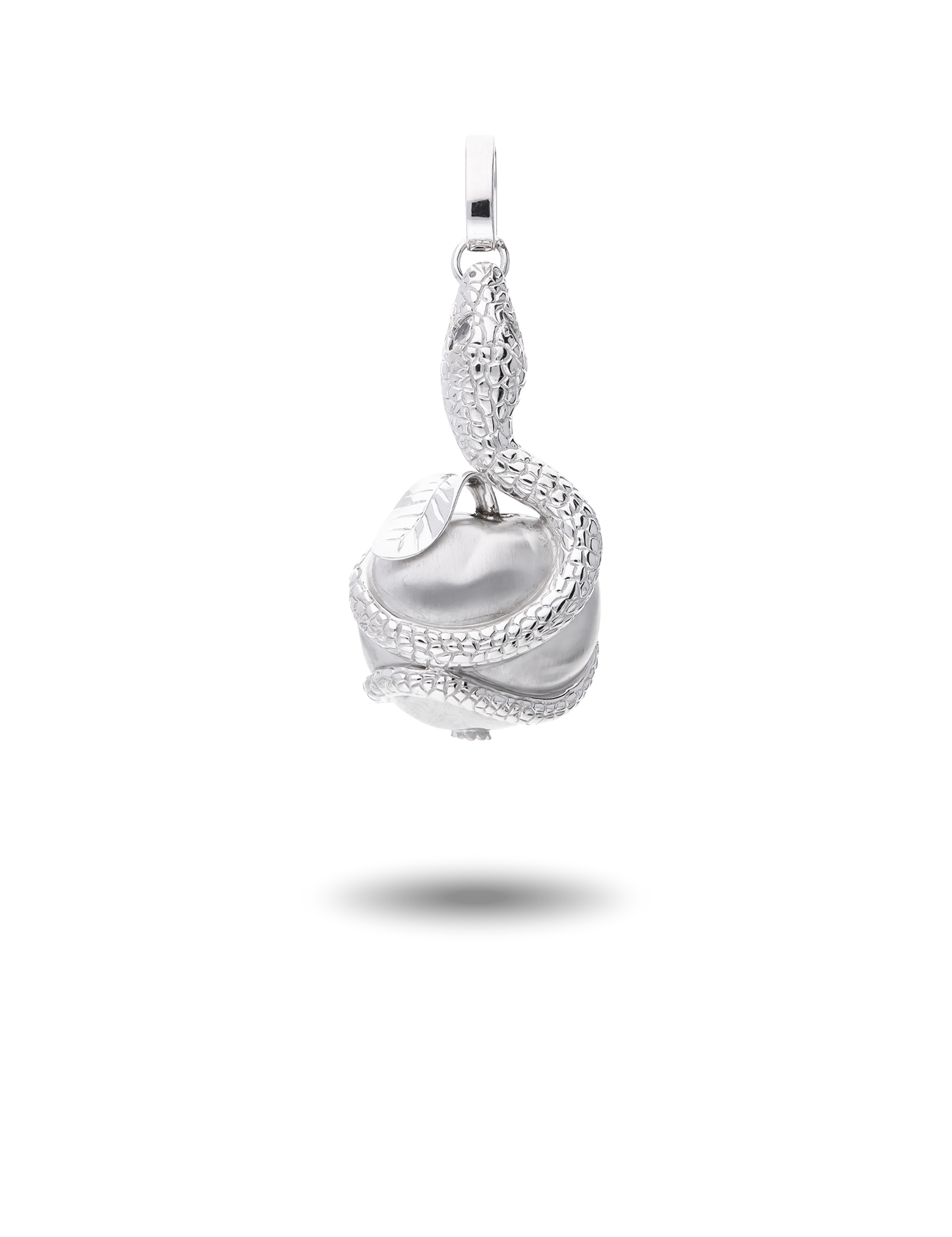 Anhänger Schlange, 925/- Silber rhodiniert