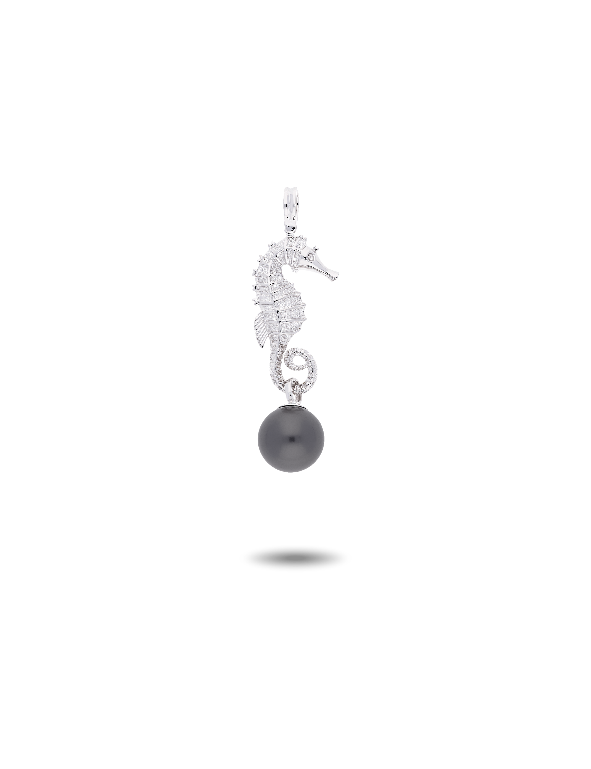 Anhänger Seepferd, 925/- Silber mit Perle