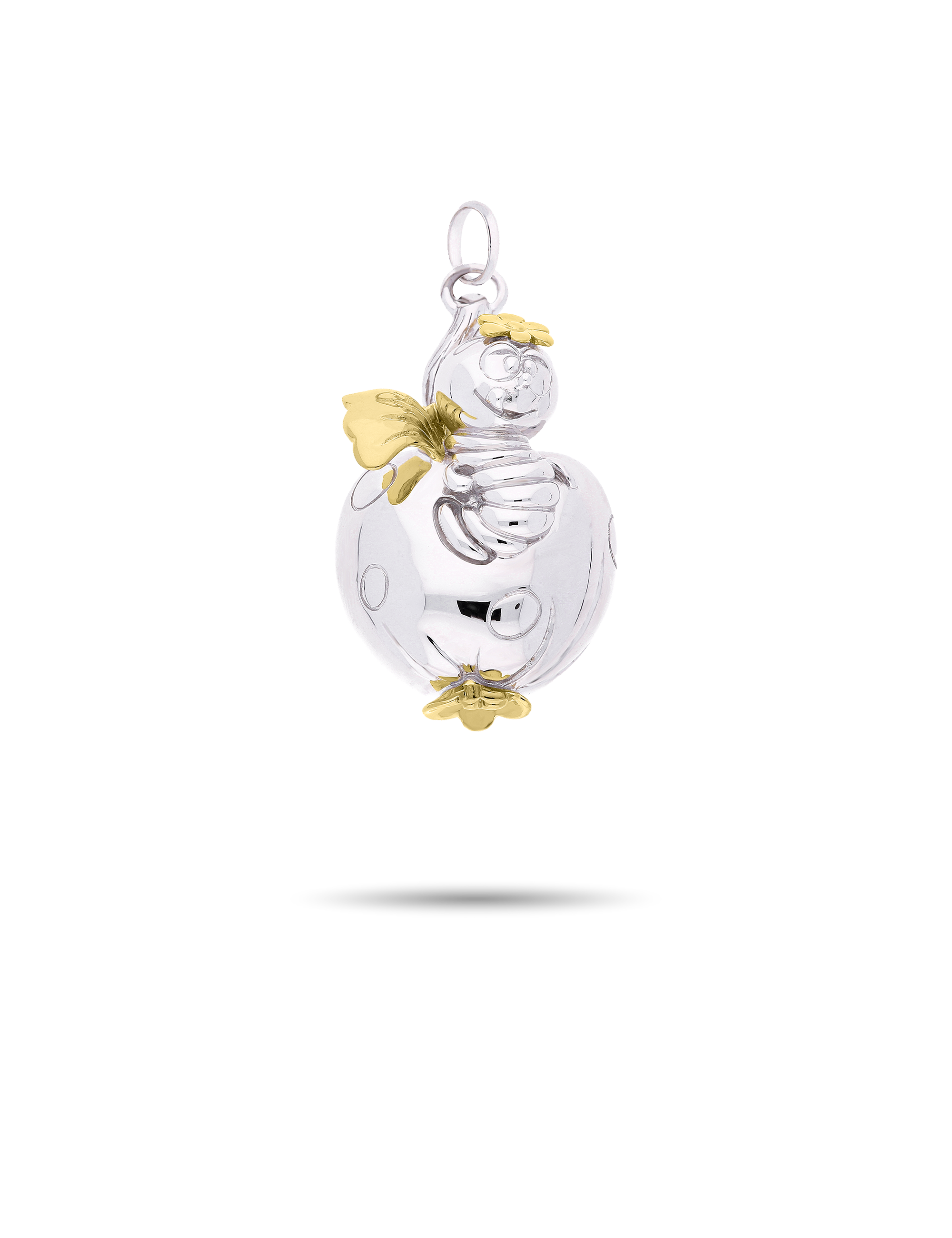 Anhänger, 925/- Silber rhodiniert