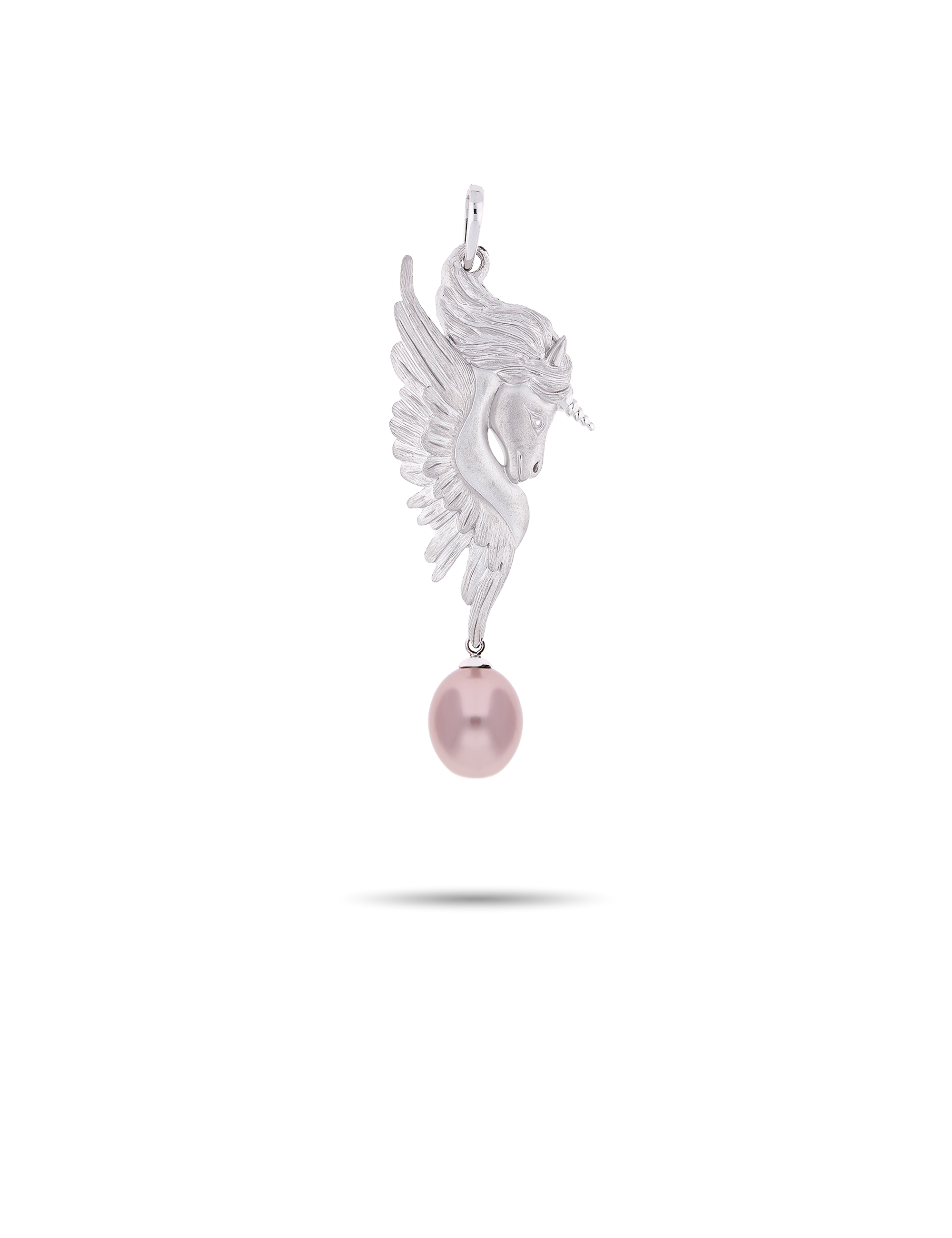 Anhänger Einhorn, 925/- Silber mit Perle