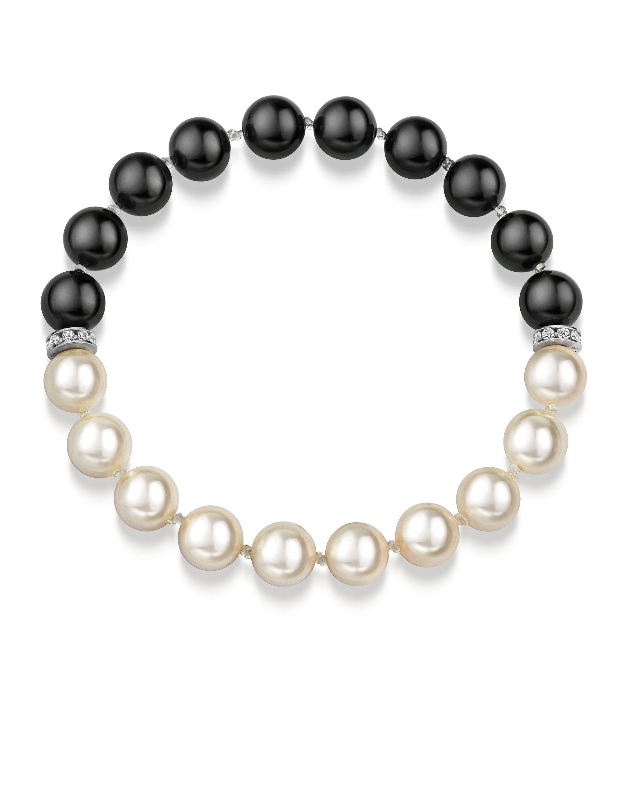 Armband 8mm flexibel mit Rondellen