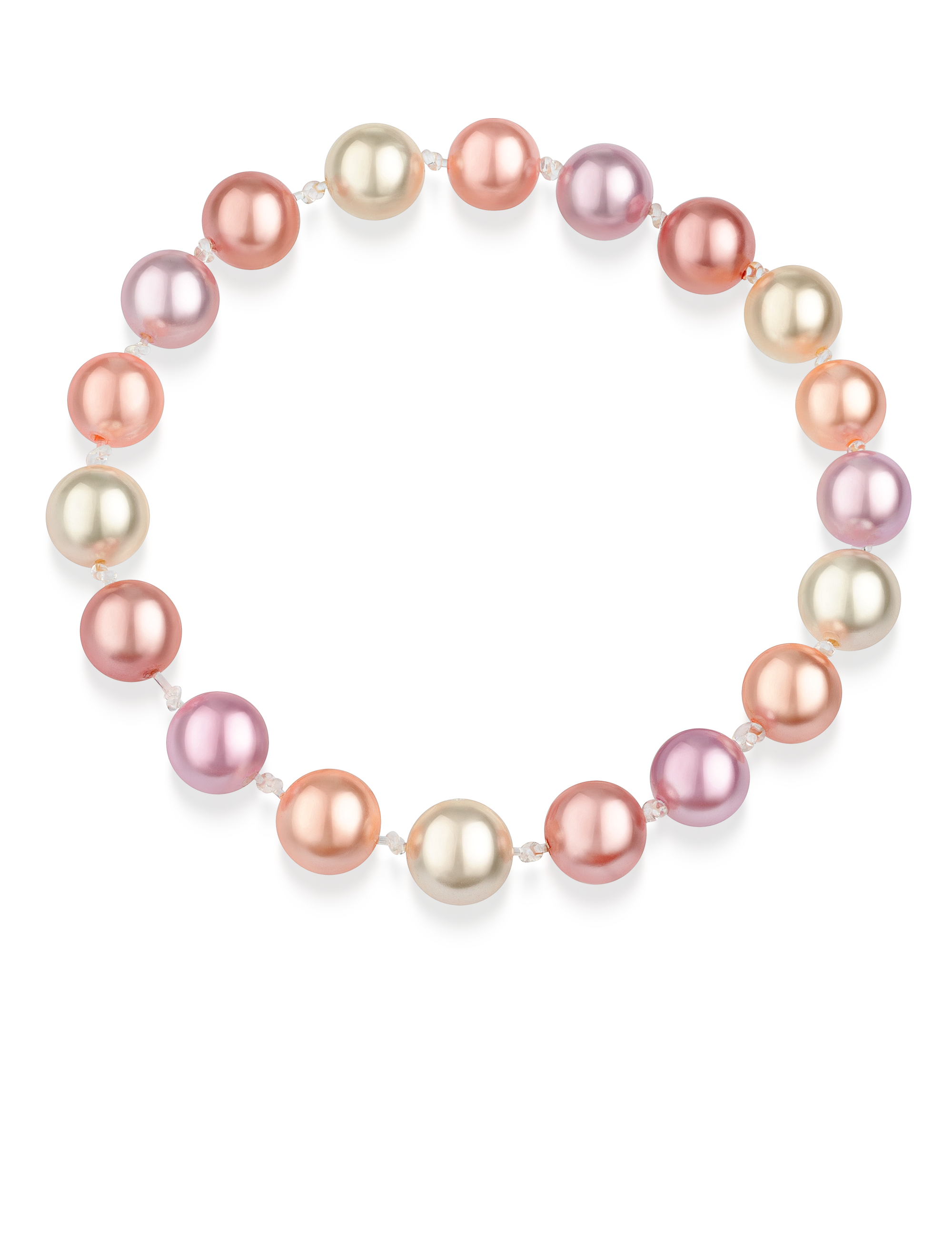 Armband flexibel, Muschelkernperle 9mm