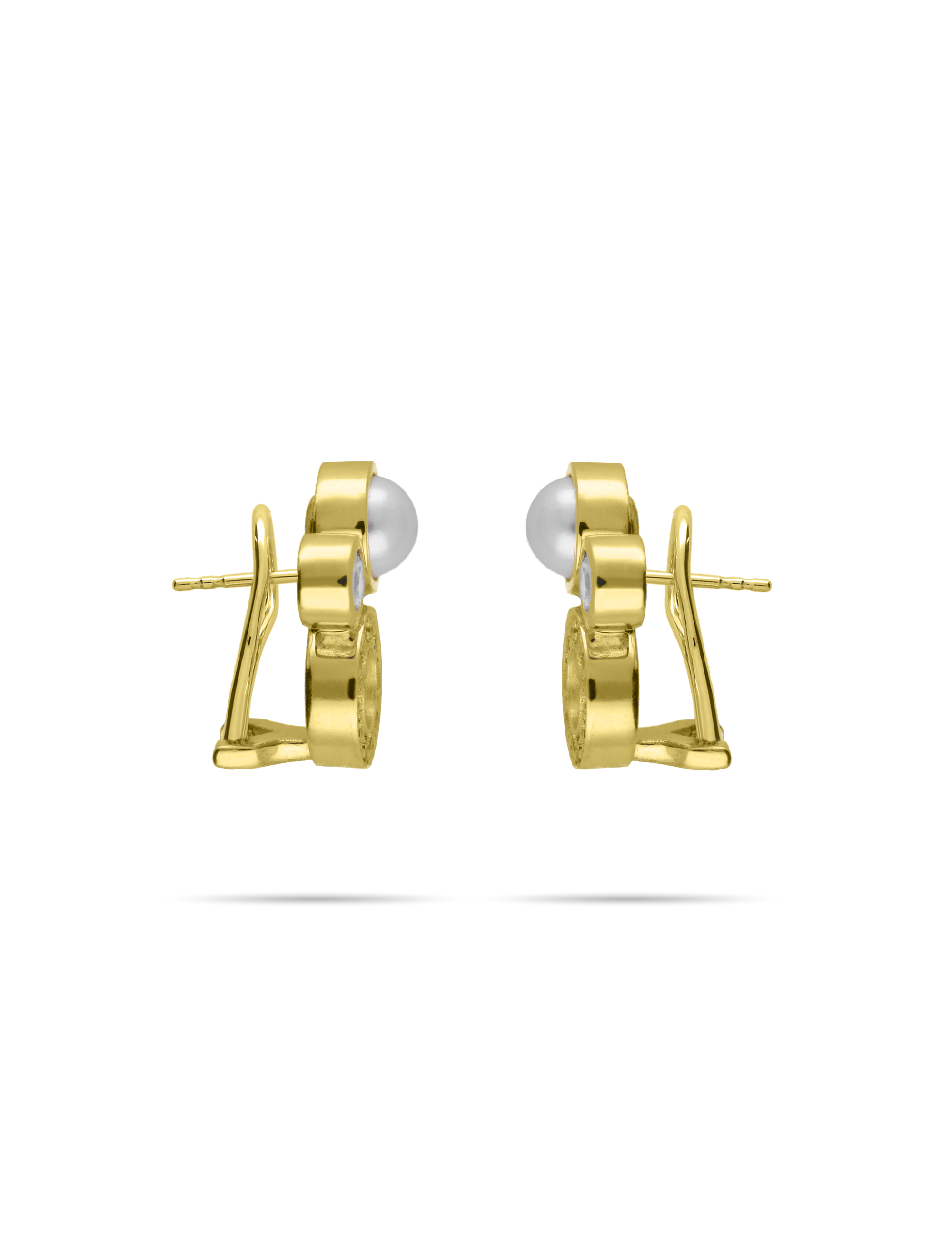 Clipstecker 925 Silber goldplattiert mit Perle_37001_02