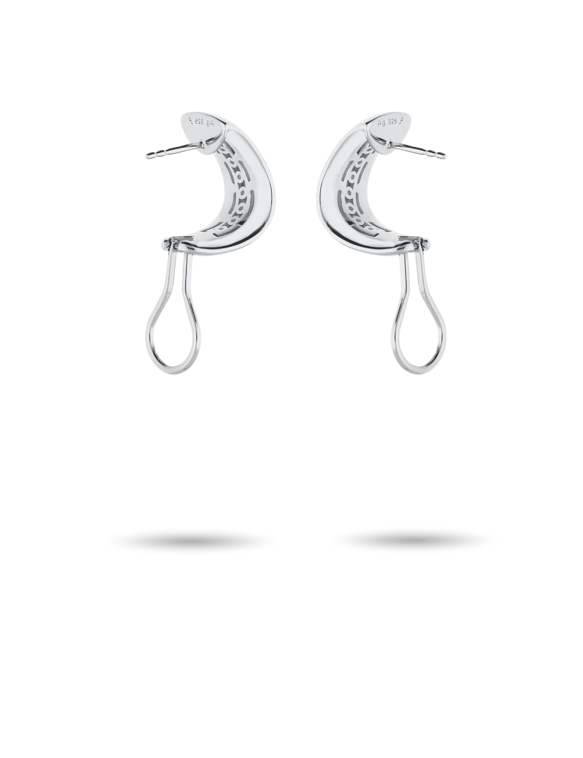 Clipstecker Silber rhodiniert mit Zirkonias_93462_2