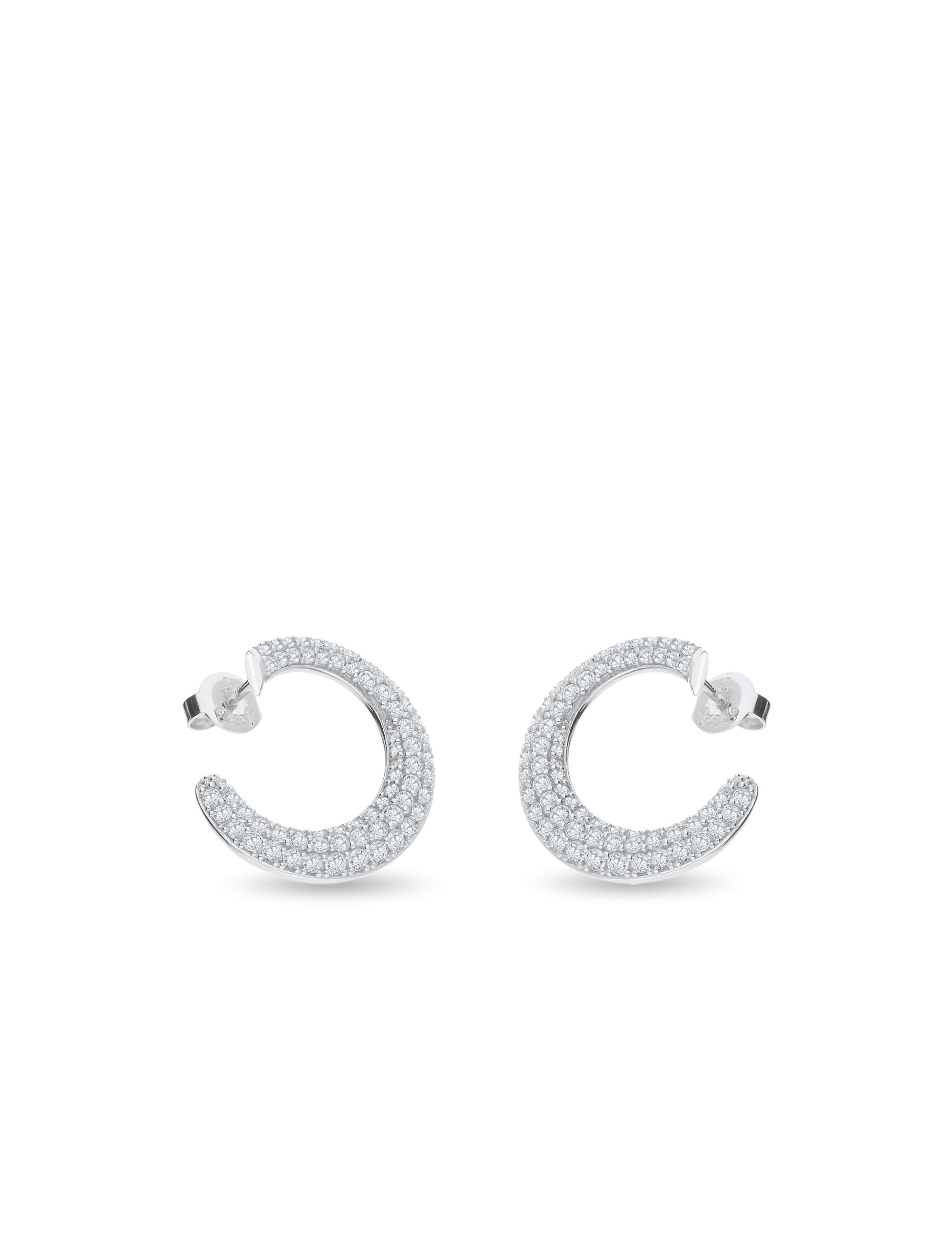 Clipstecker Silber rhodiniert mit Zirkonias_93499_2