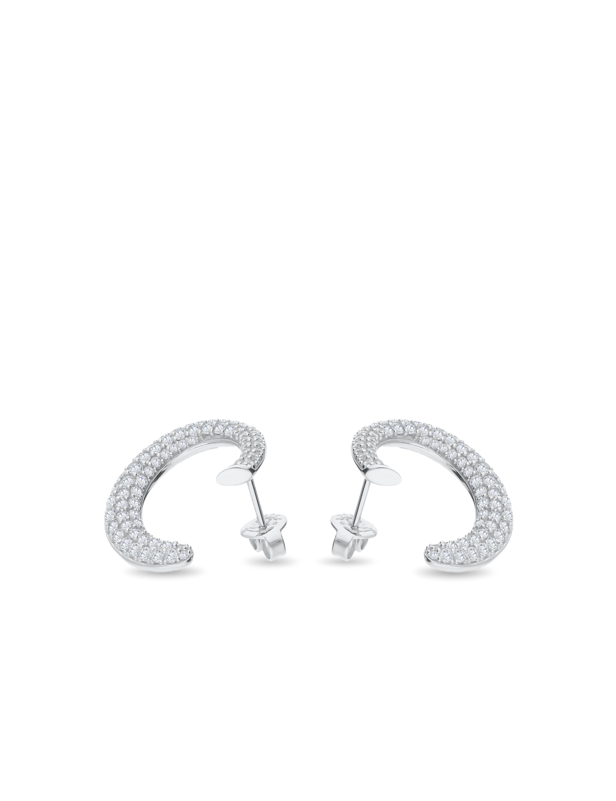 Clipstecker Silber rhodiniert mit Zirkonias_93499_3