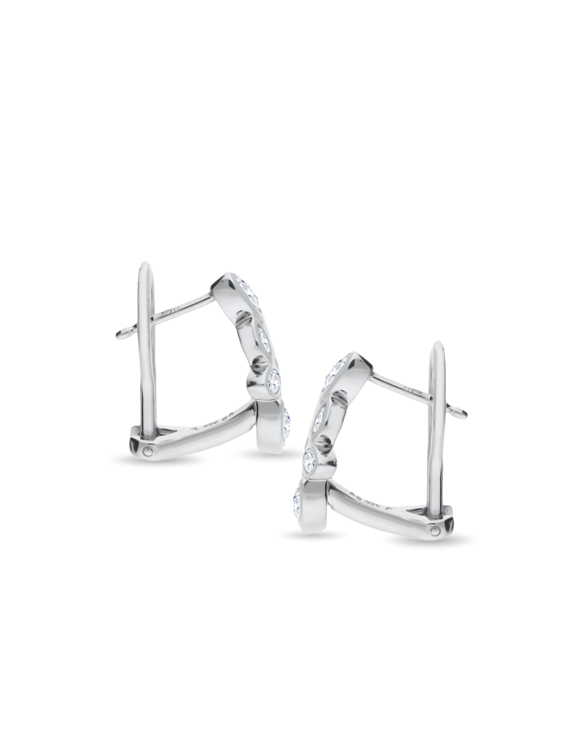 Clipstecker Silber rhodiniert mit Zirkonias_93503_2