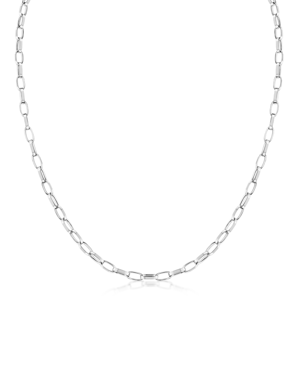 Collier 925/- Silber mit Karabiner 45cm