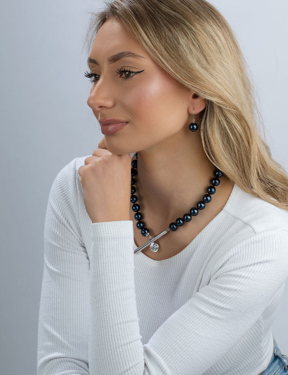 #Muschelkernperle_nachtblau