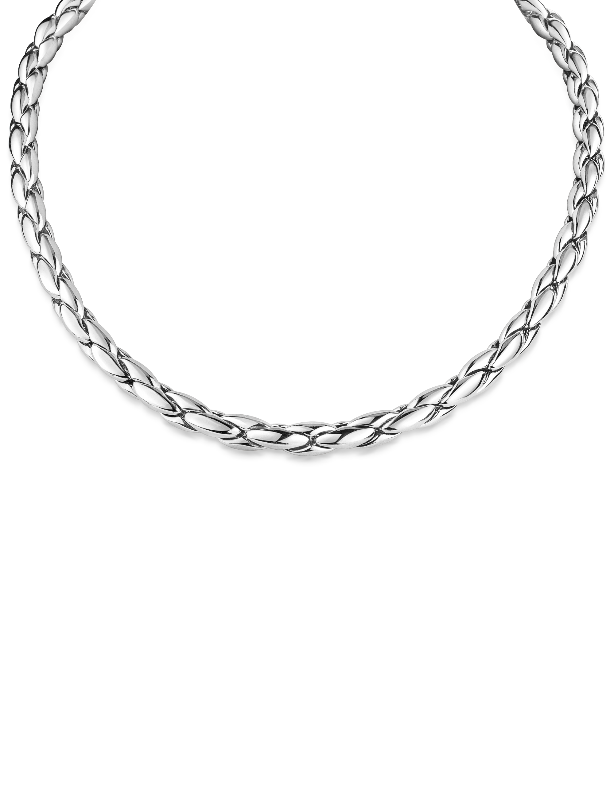Collier 925/- Silber rhodiniert, 48cm