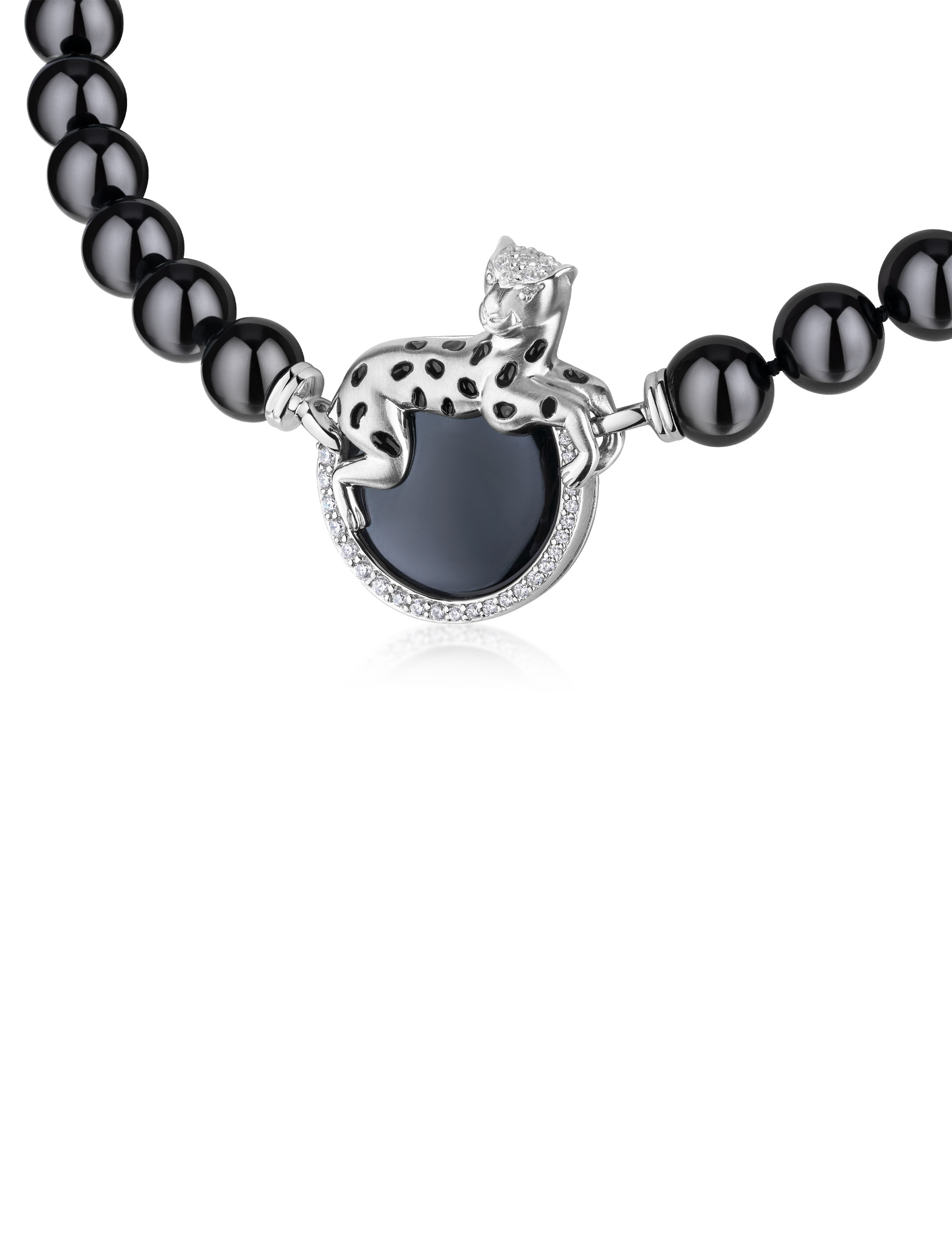 Collier Leopard mit Magnetschliesse 45cm 47751_2