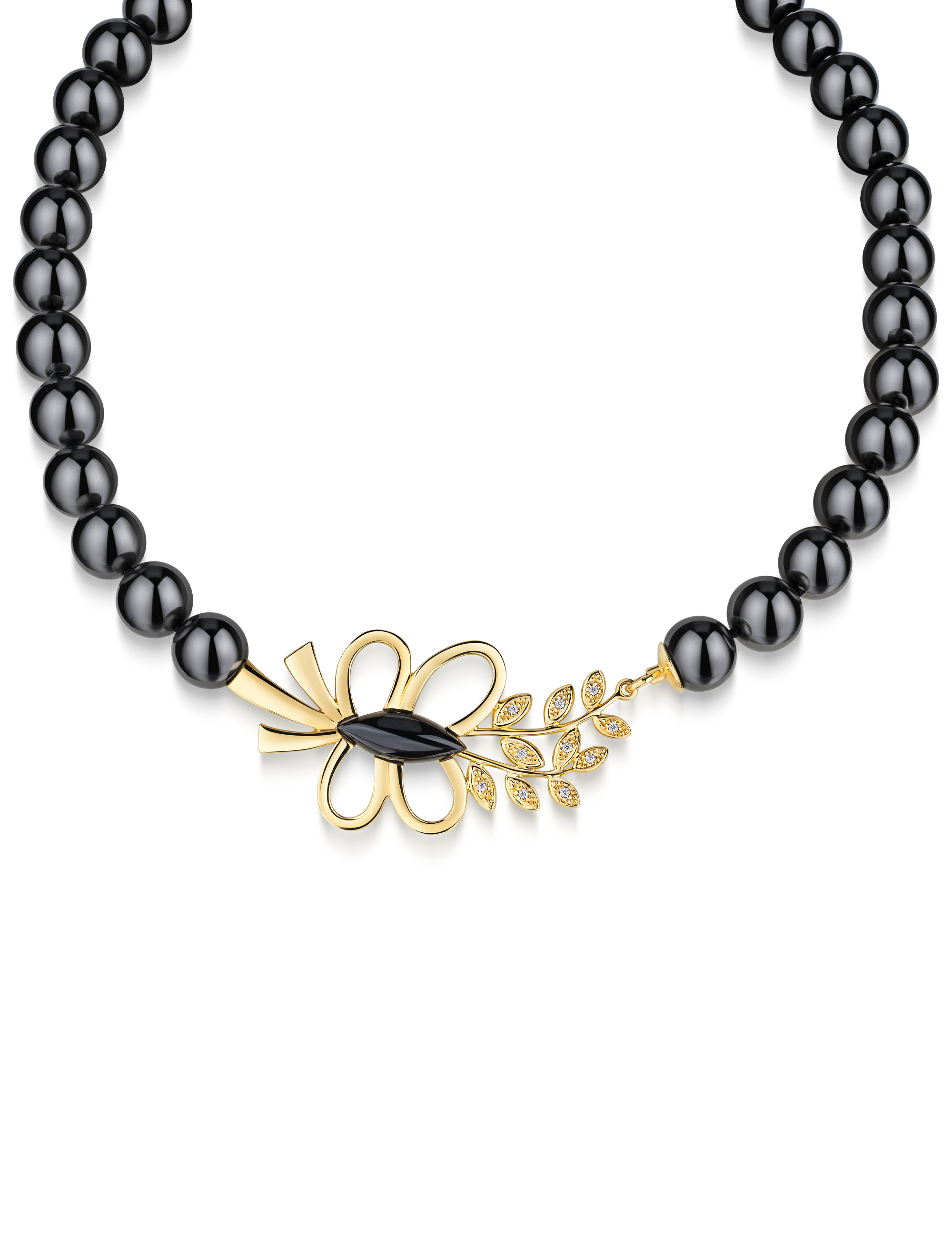 Collier Schmetterling mit Magnetschließe, 50cm