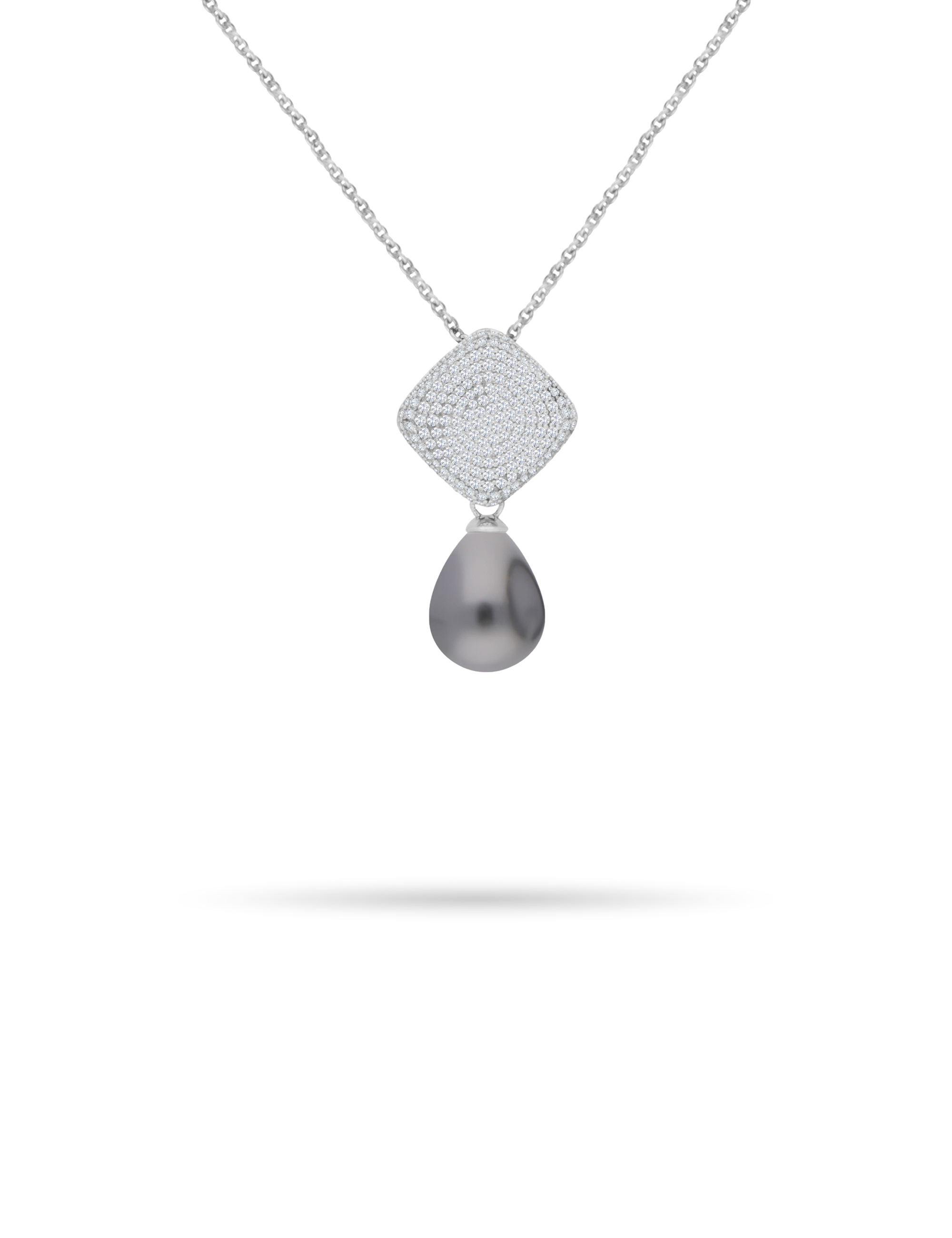 Collier mit Tropfen-Anhänger