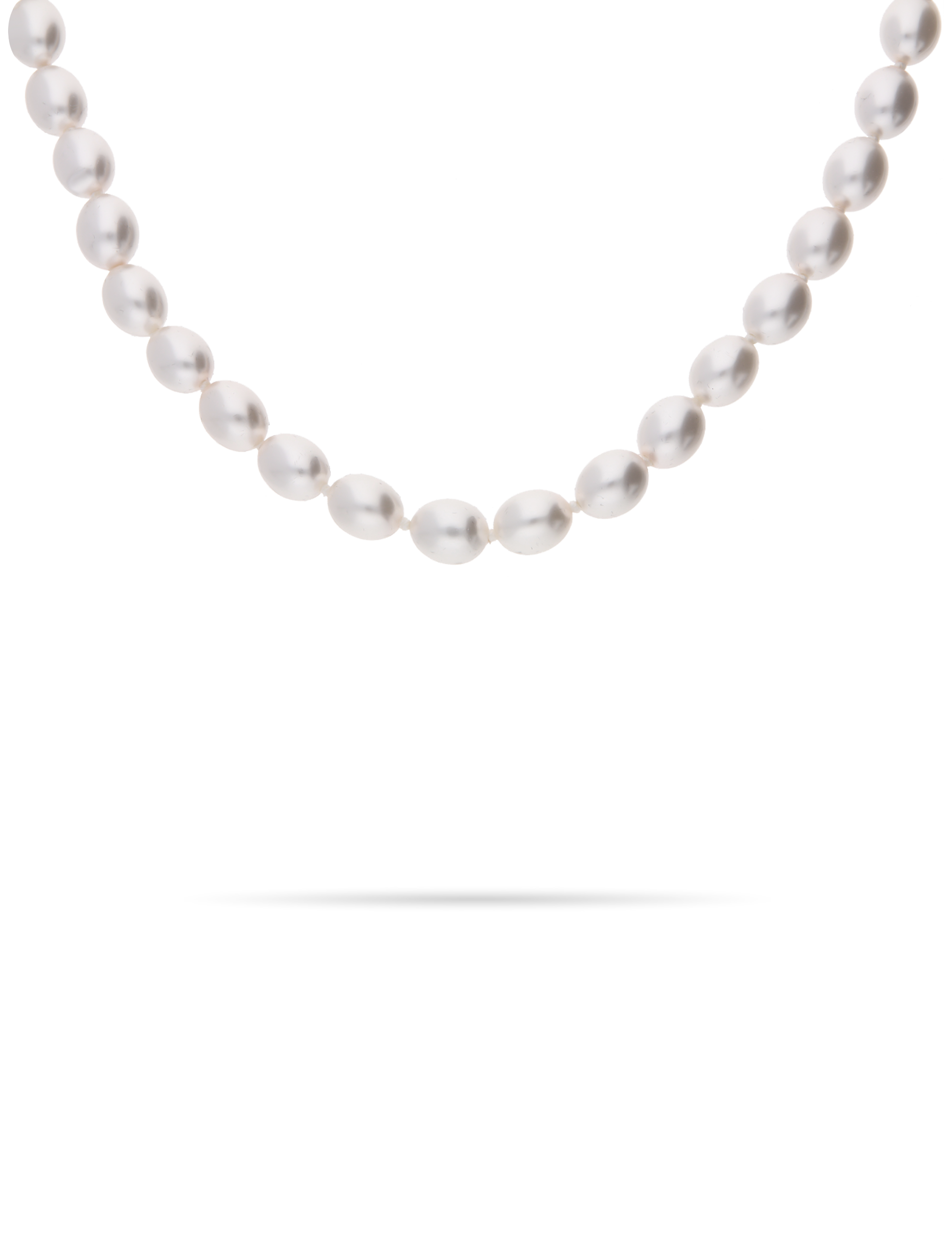 #Muschelkernperle_weiß/grau/anthrazit
