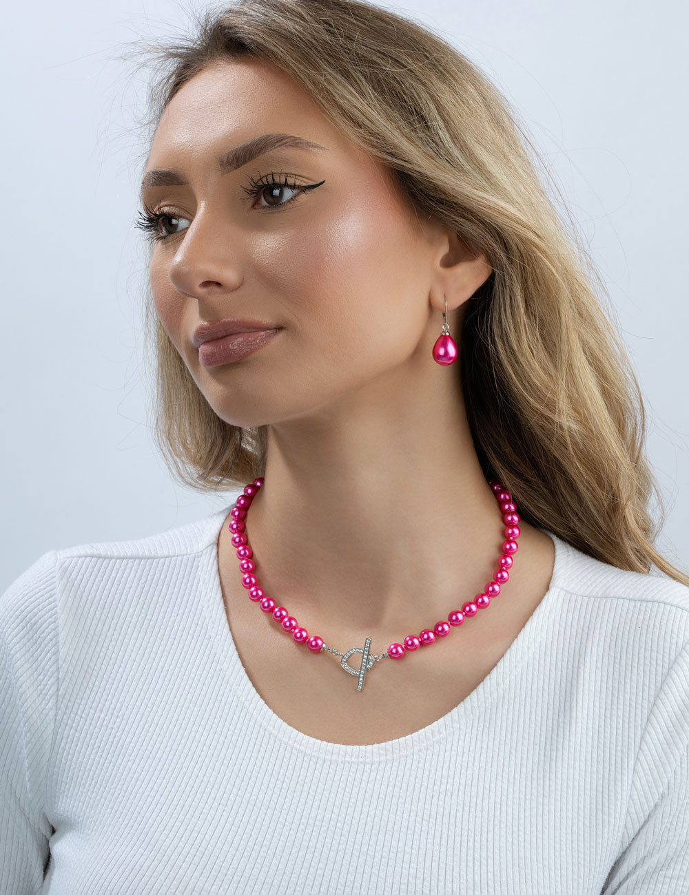 #Muschelkernperle_pink