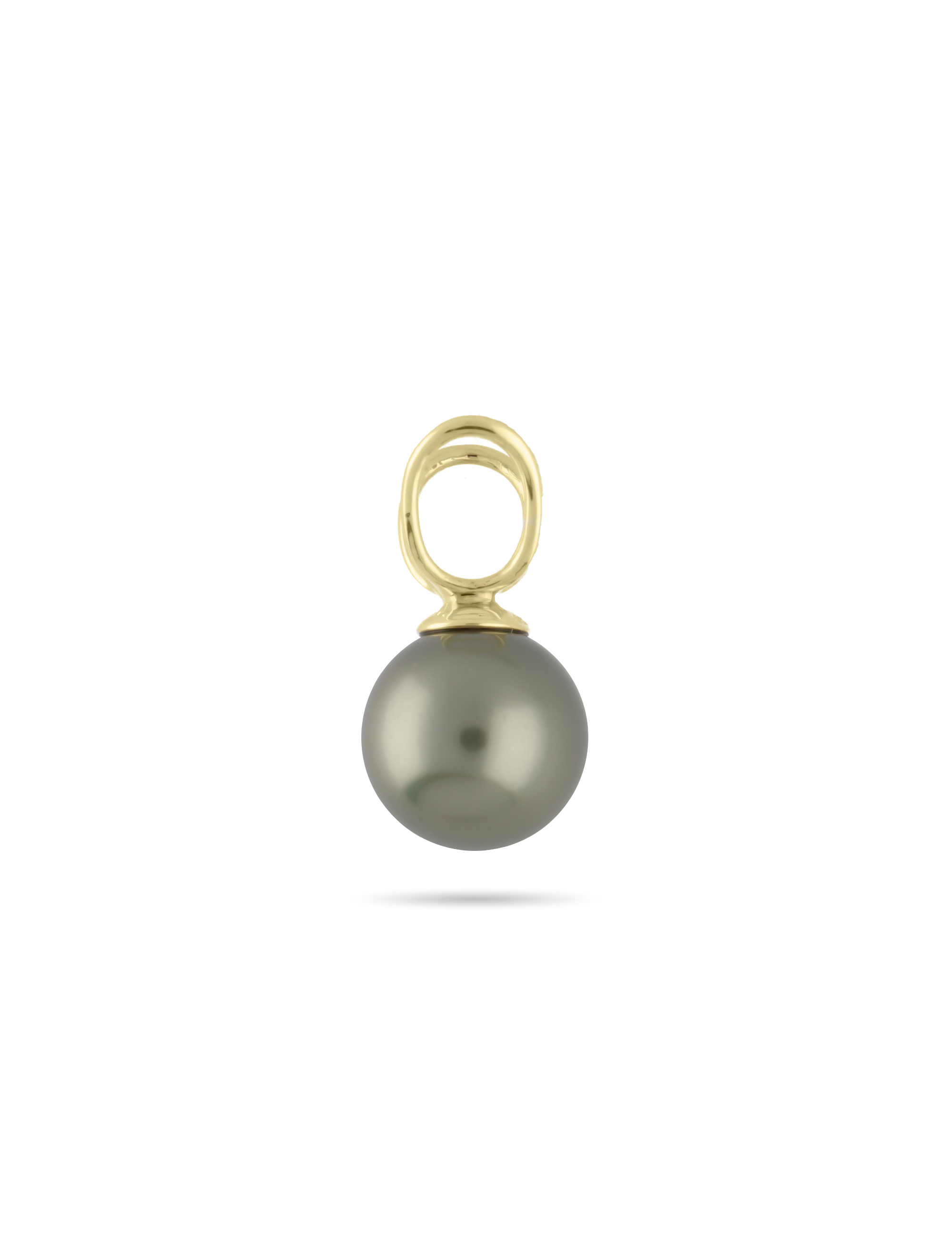 #Muschelkernperle_dunkelgrün