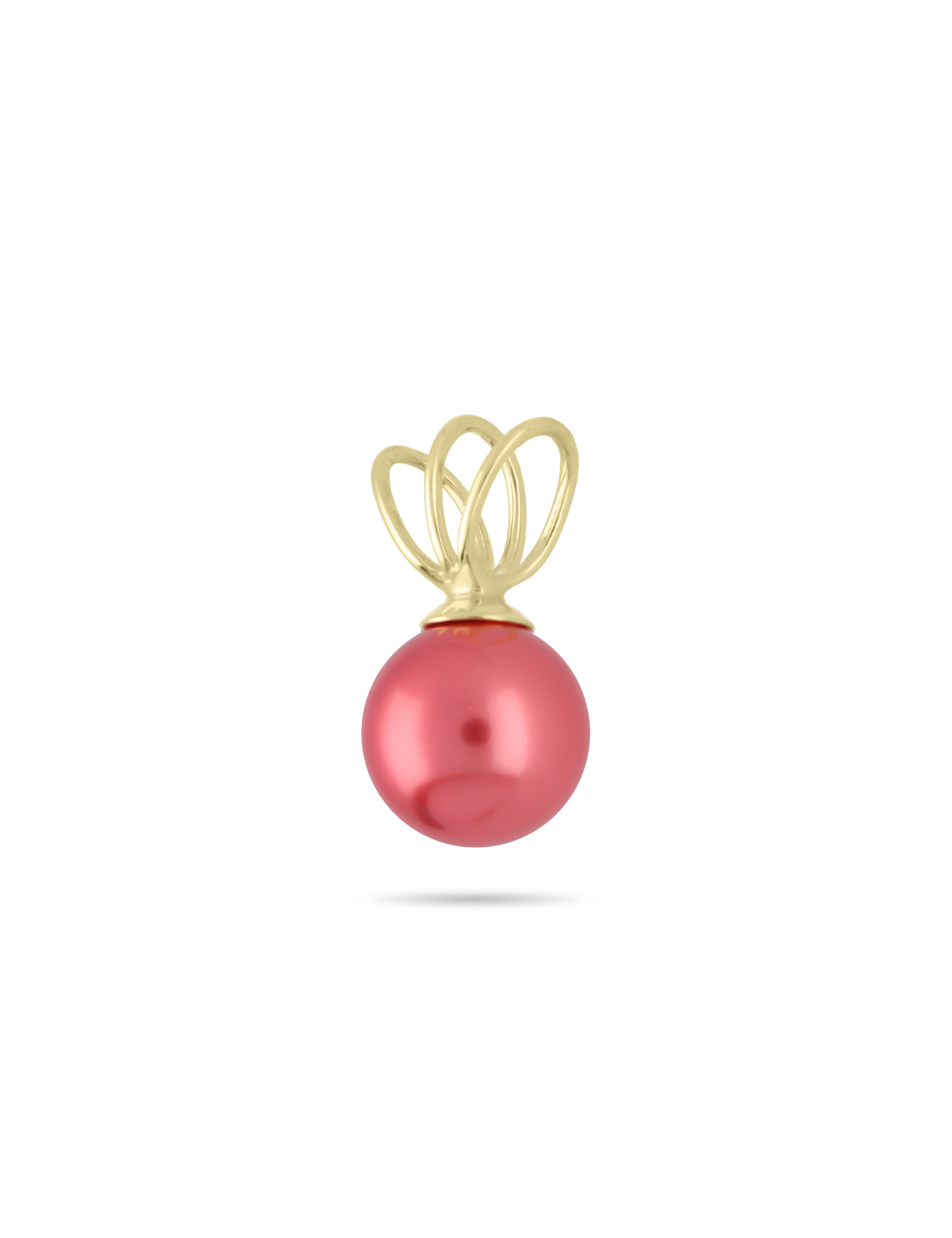 #Muschelkernperle_rot