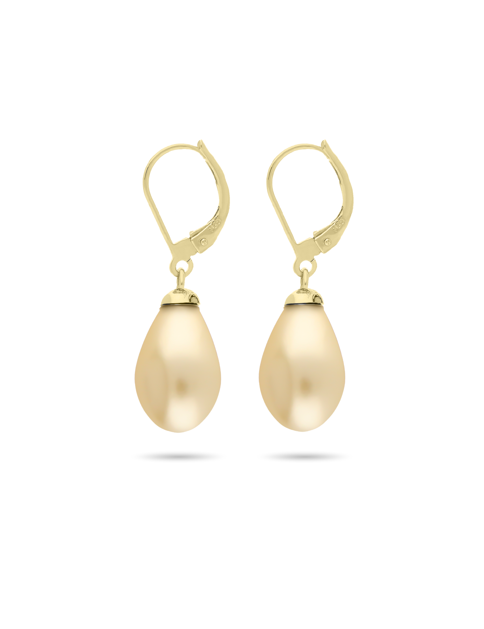 #Muschelkernperle_champagner