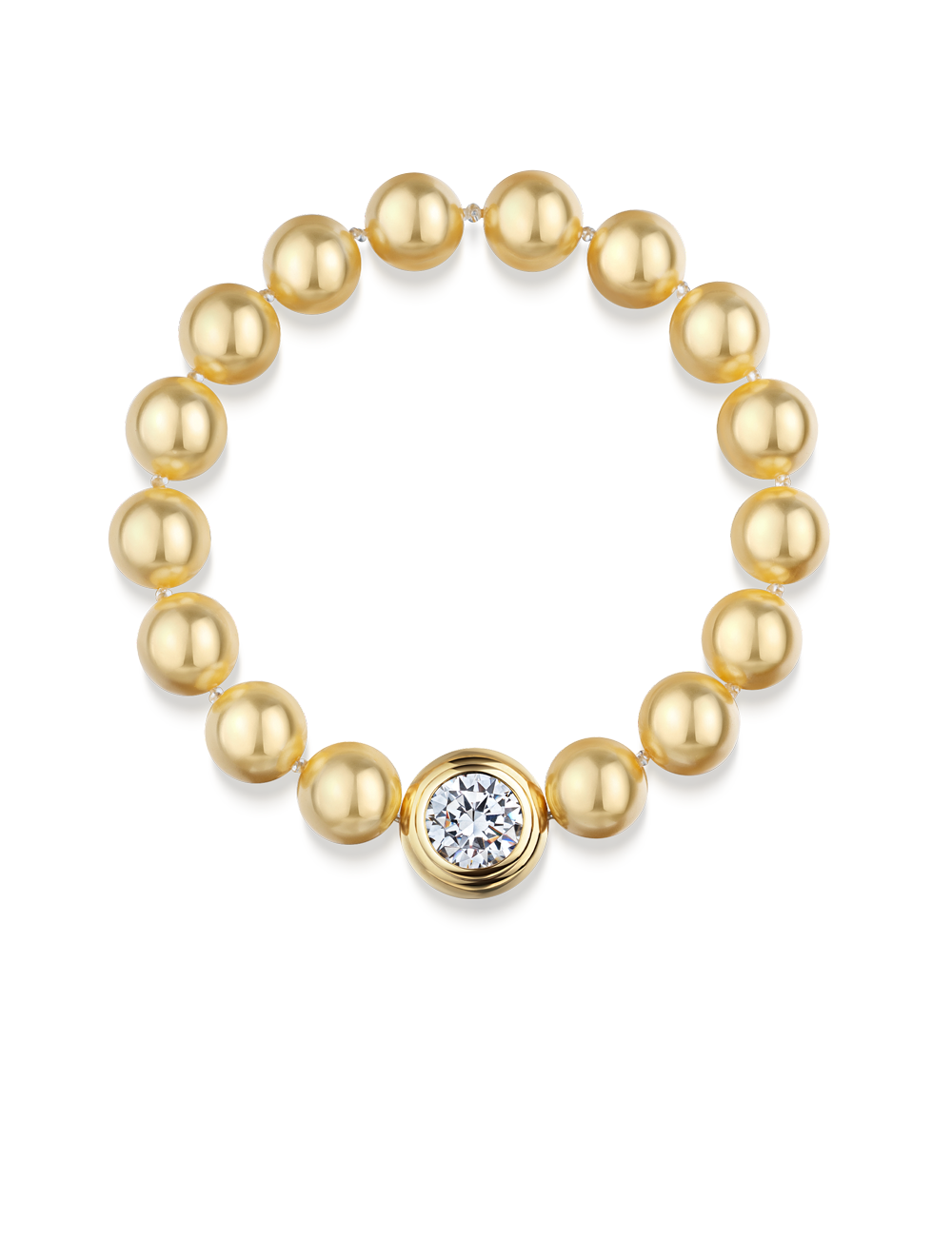 #Muschelkernperle_champagner
