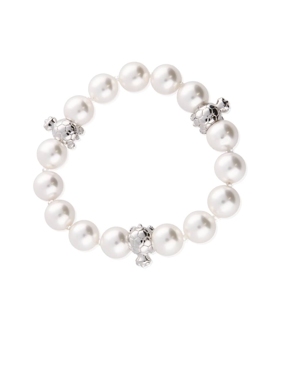 Flexarmband "Schildkröte" 10mm weiß