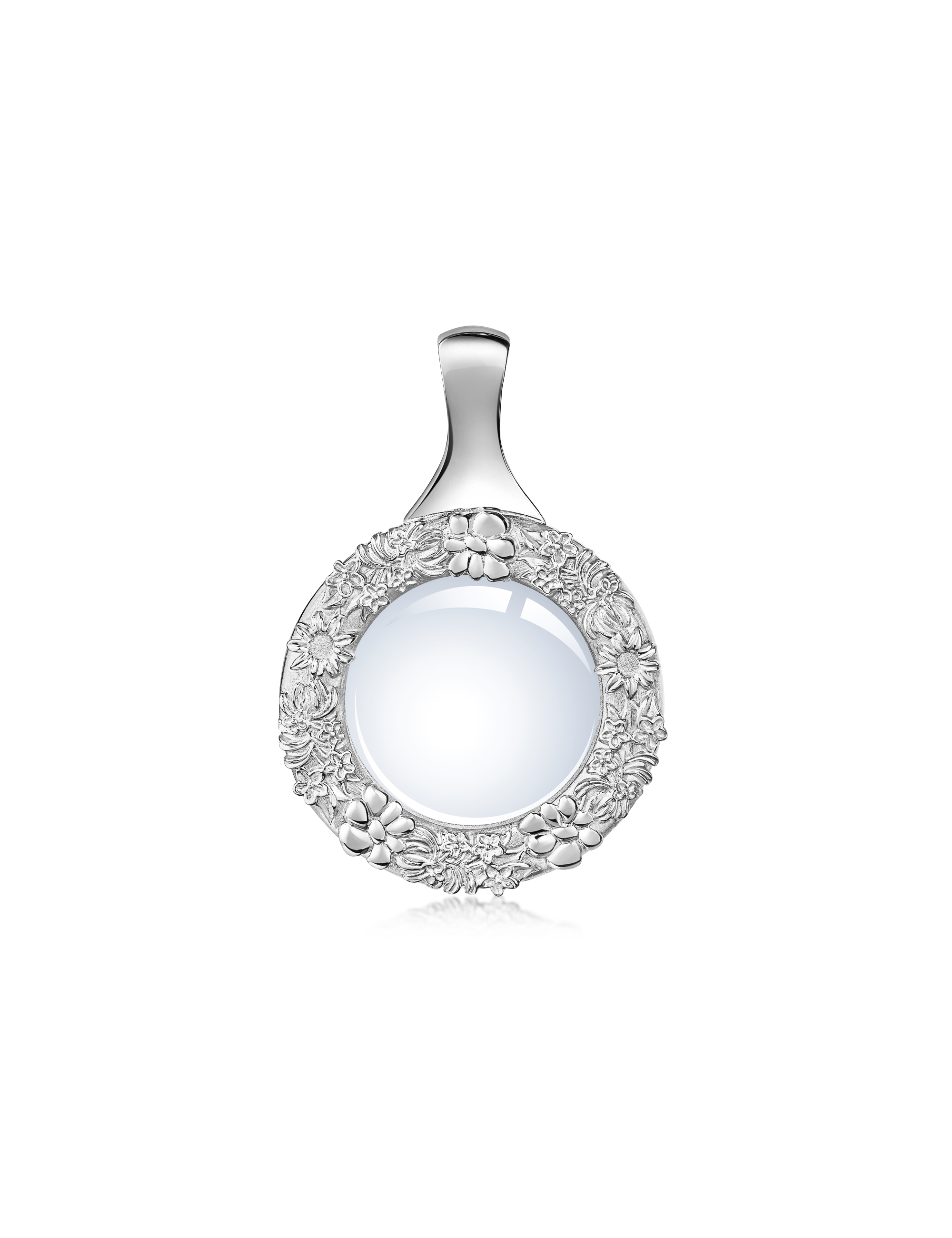 Lupenanhänger 925/- Silber rhodiniert