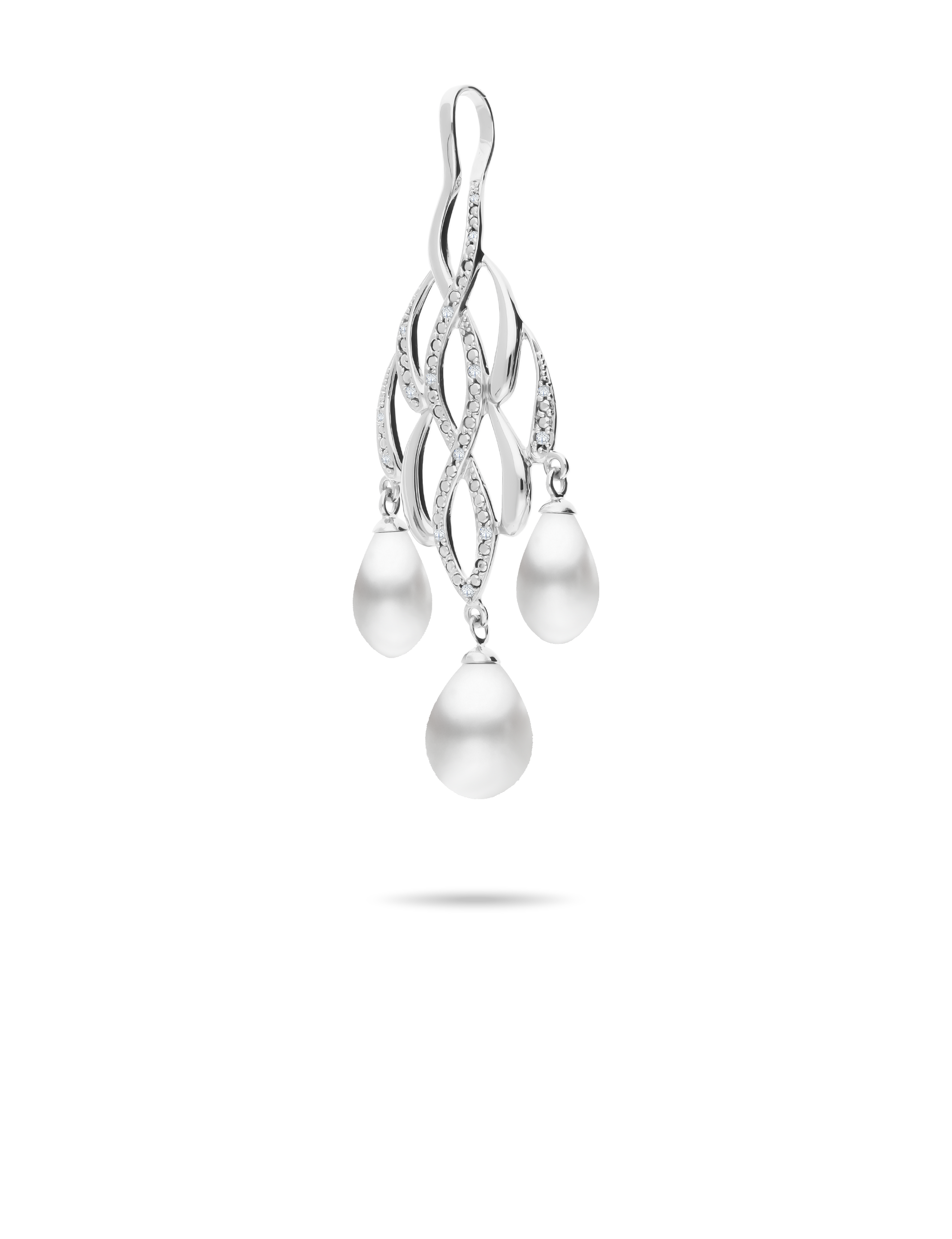 Modern Anhaenger 925 Silber rhodiniert mit Perlen_92511_2