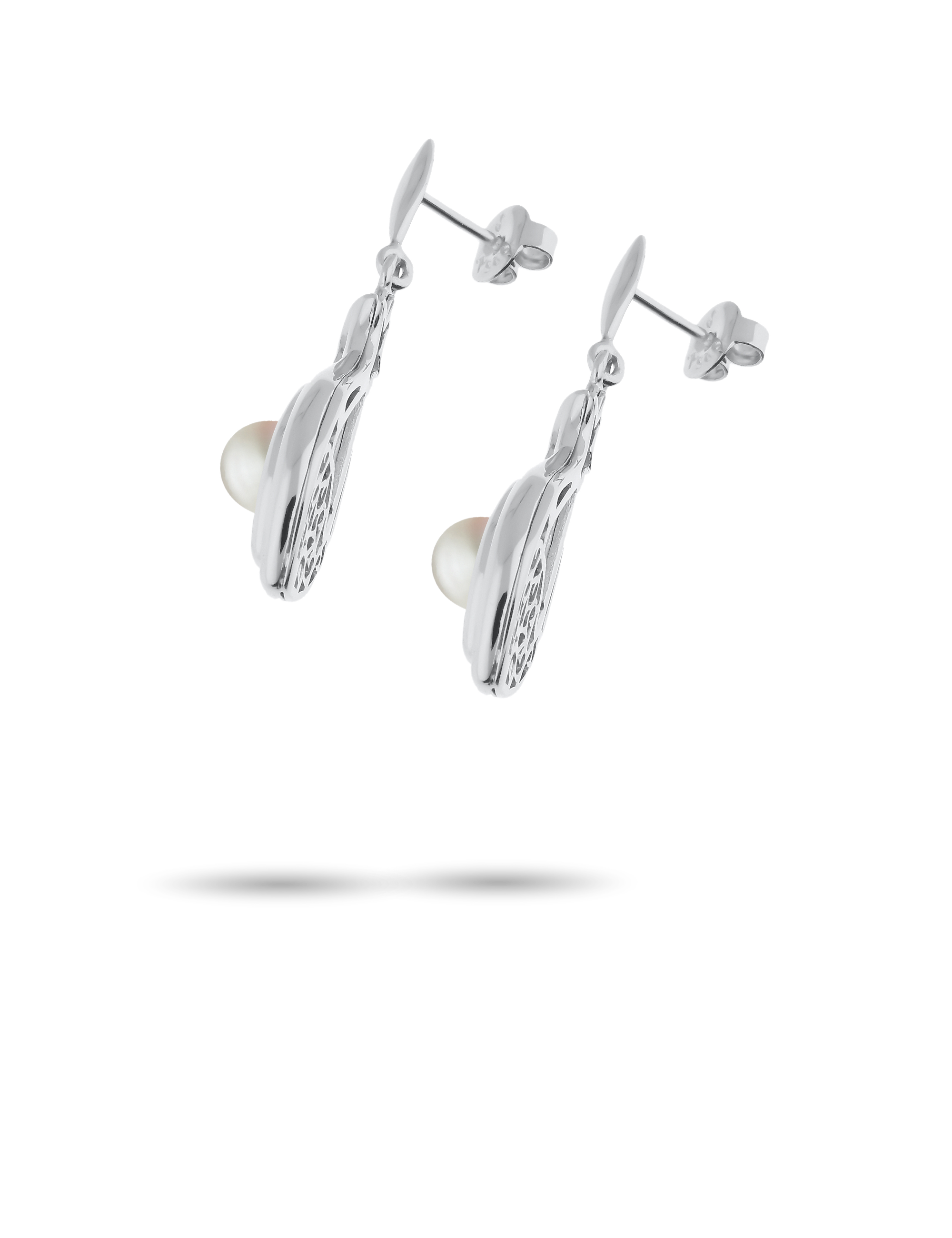 Ohrhaenger Silber rhodiniert mit Perle 6mm_93398_2