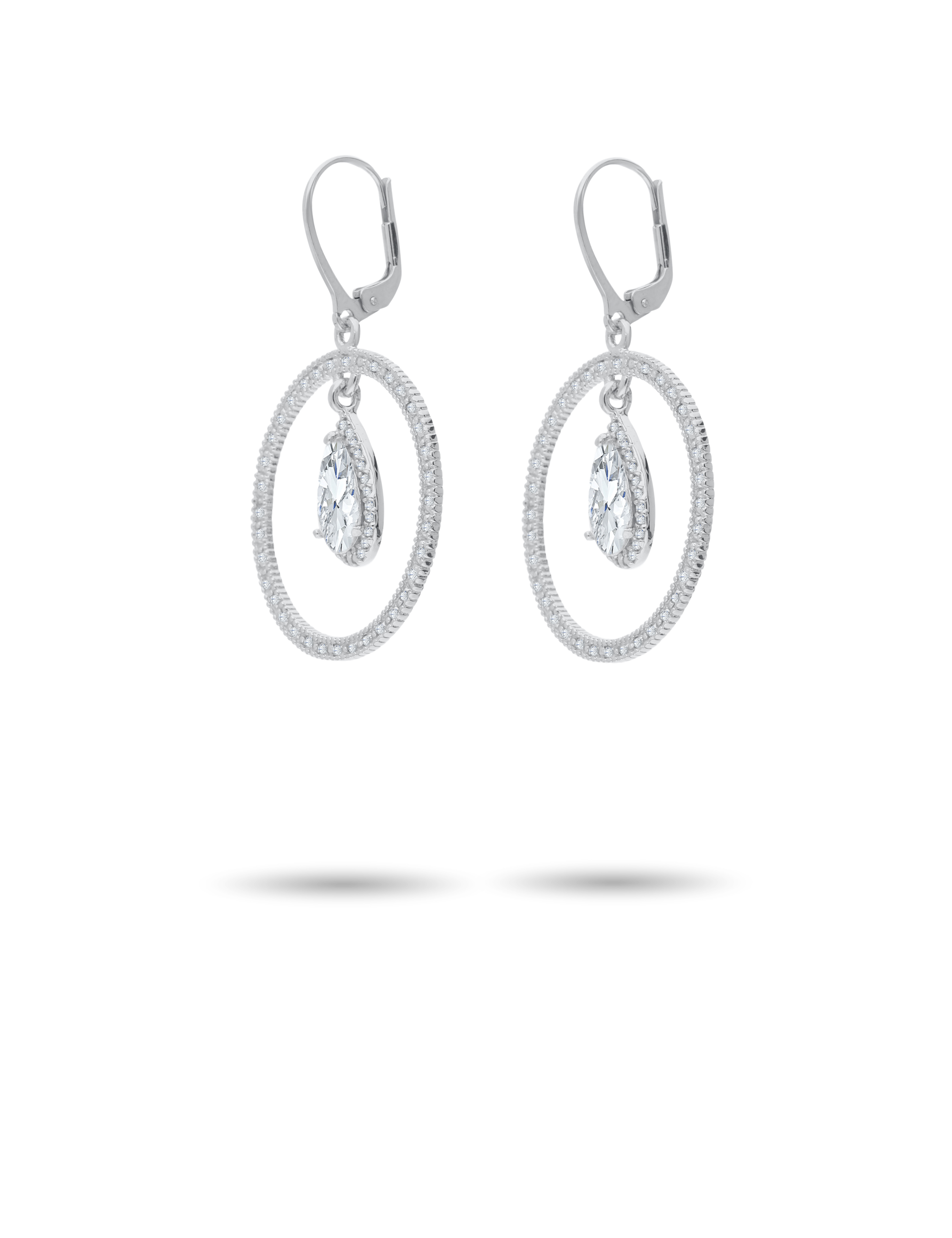 Ohrhaenger Silber rhodiniert mit Zirkonia_93375_2