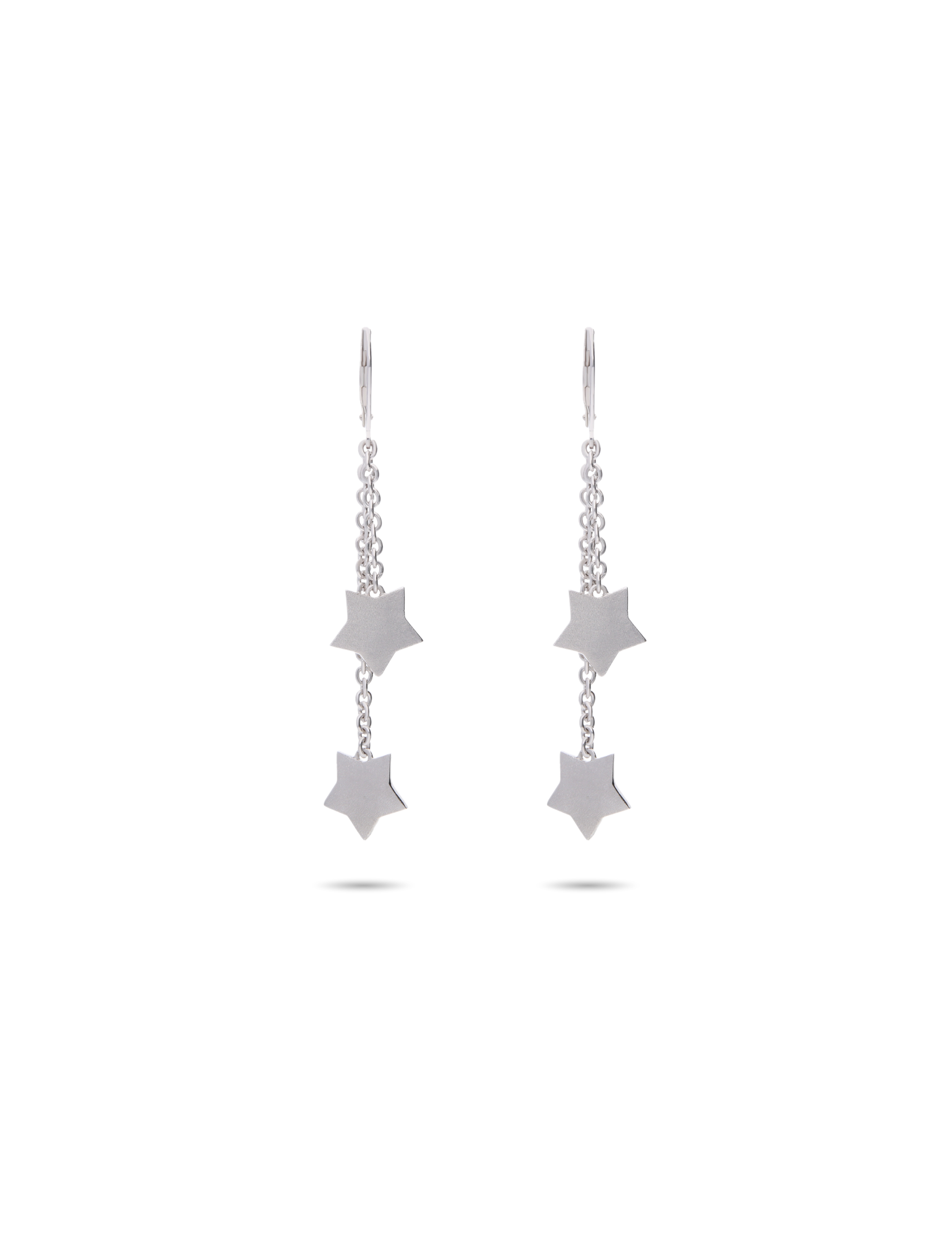 Ohrhänger "Stars" 925/- Silber rhodiniert