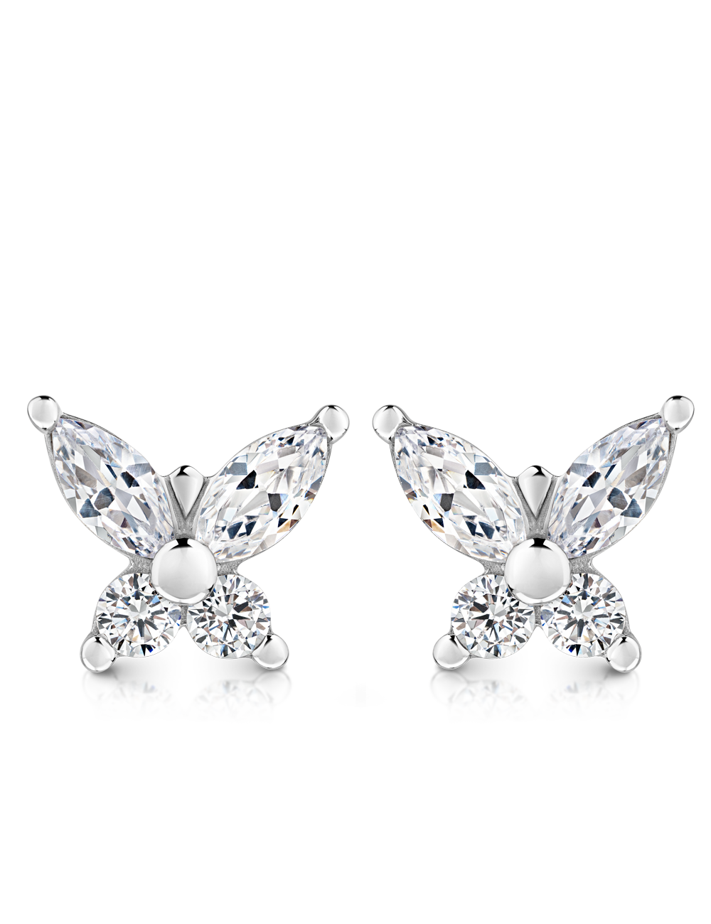 Ohrstecker "Schmetterling" 925/- Silber