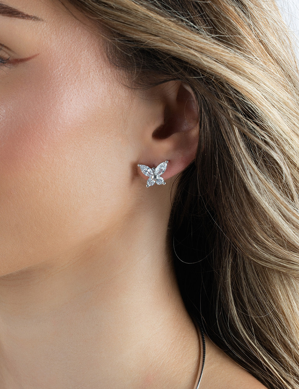 Ohrstecker "Schmetterling" 925/- Silber