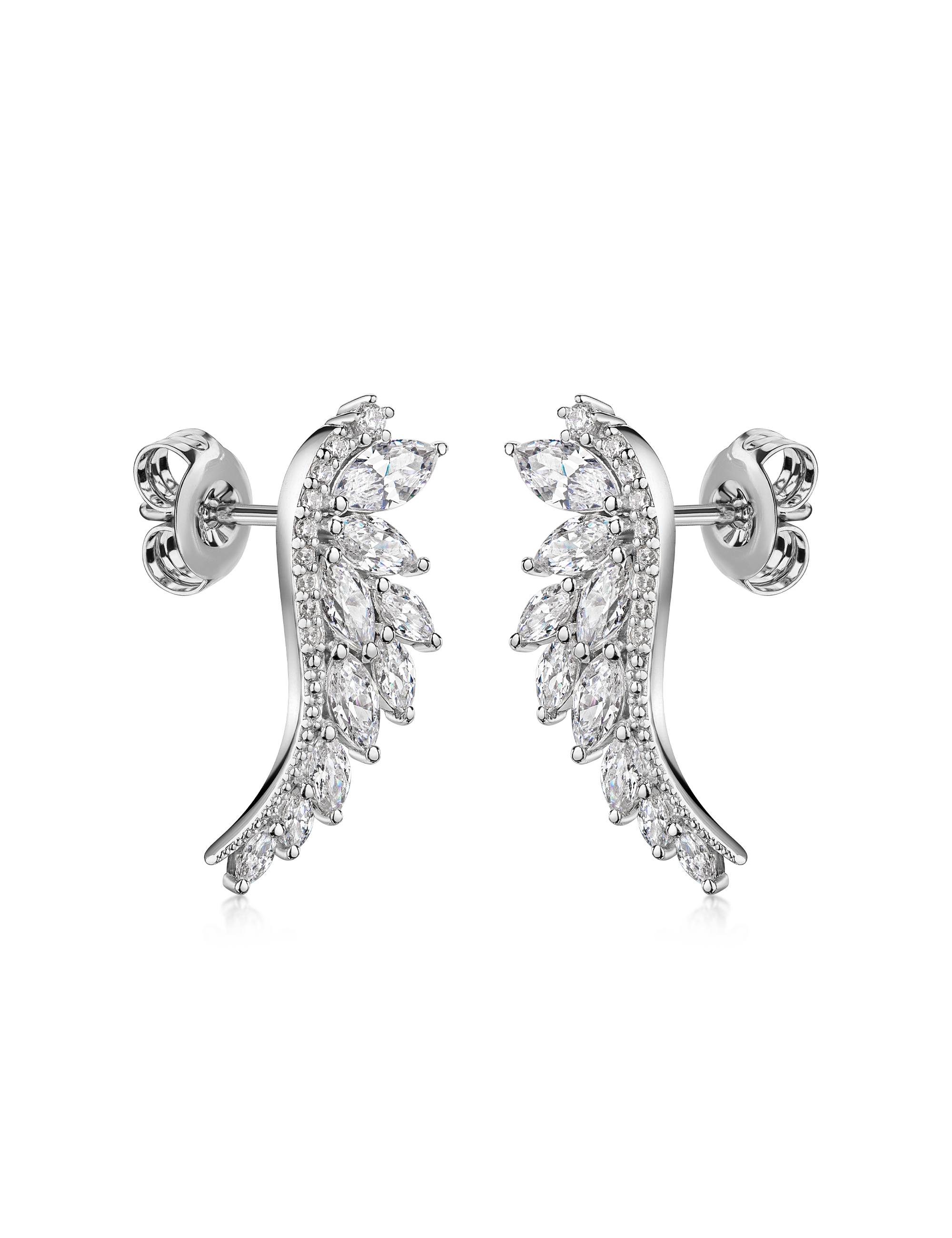 Ohrstecker 925 Silber rhodiniert mit Zirkonia 37746_2