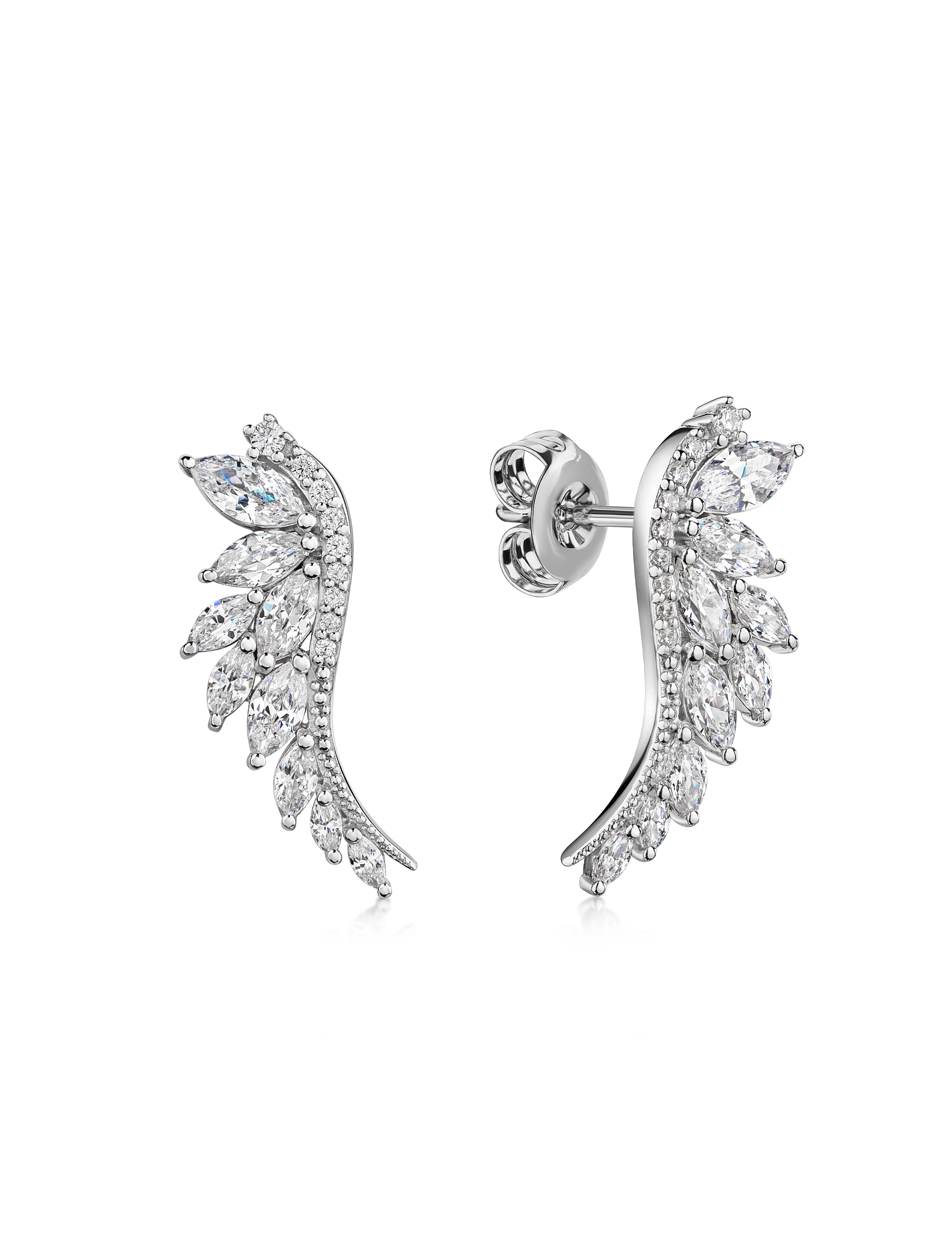 Ohrstecker 925 Silber rhodiniert mit Zirkonia 37746_3