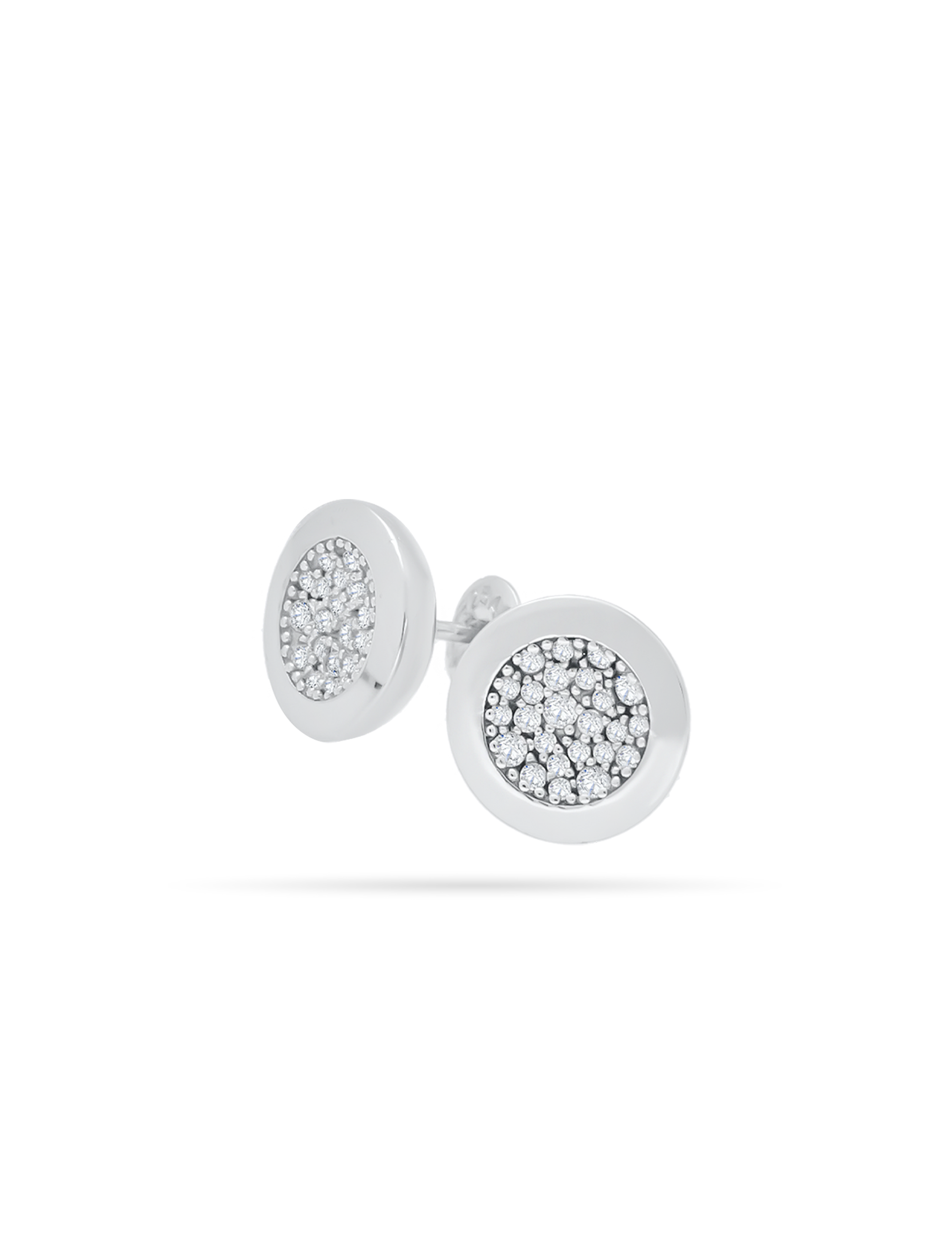 Ohrstecker 925 Silber rhodiniert mit weien Zirkonias 36642_3