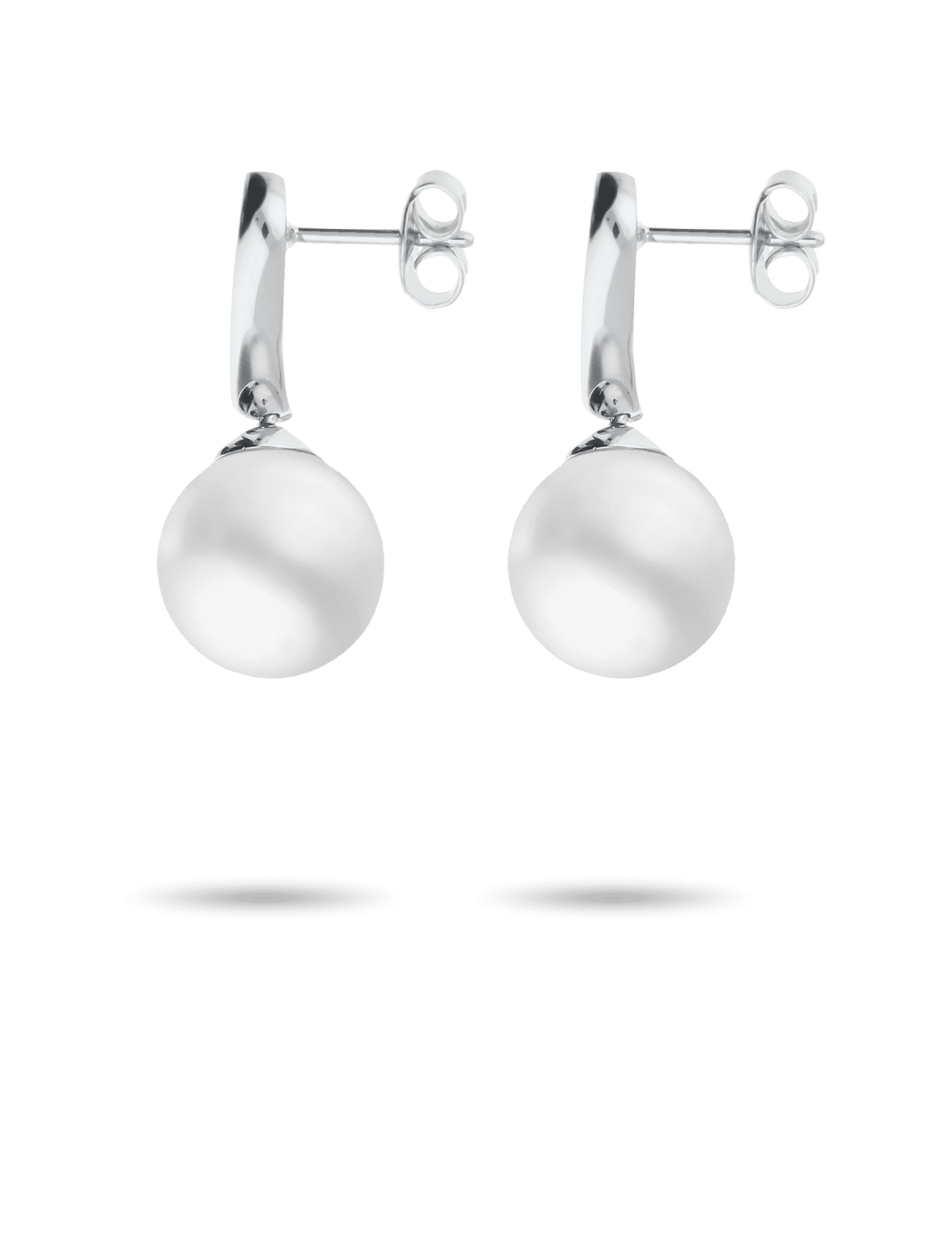 Ohrstecker Silber rhodiniert mit Perle 12 mm_93427_2