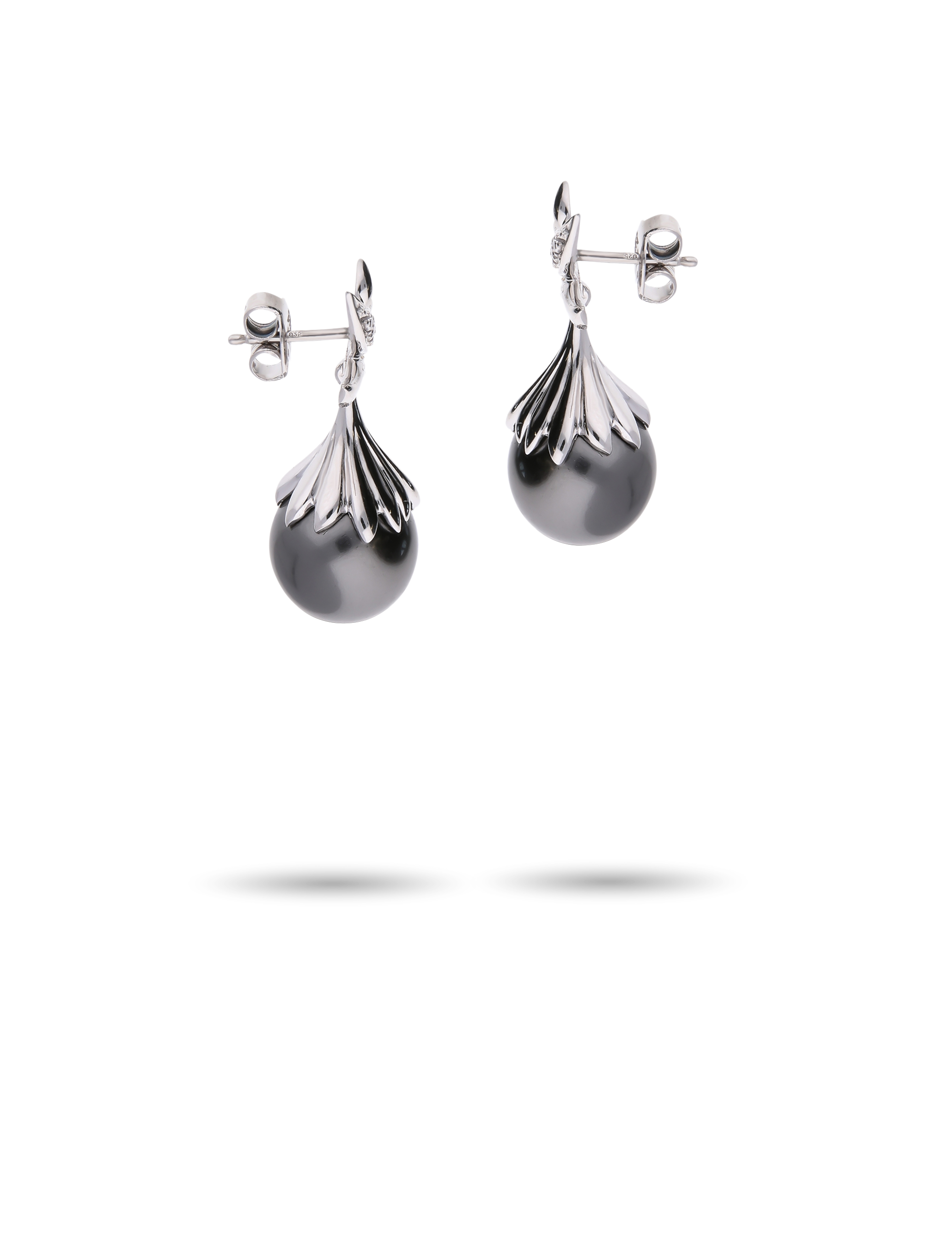 Ohrstecker Silber rhodiniert mit Perle_93318_1