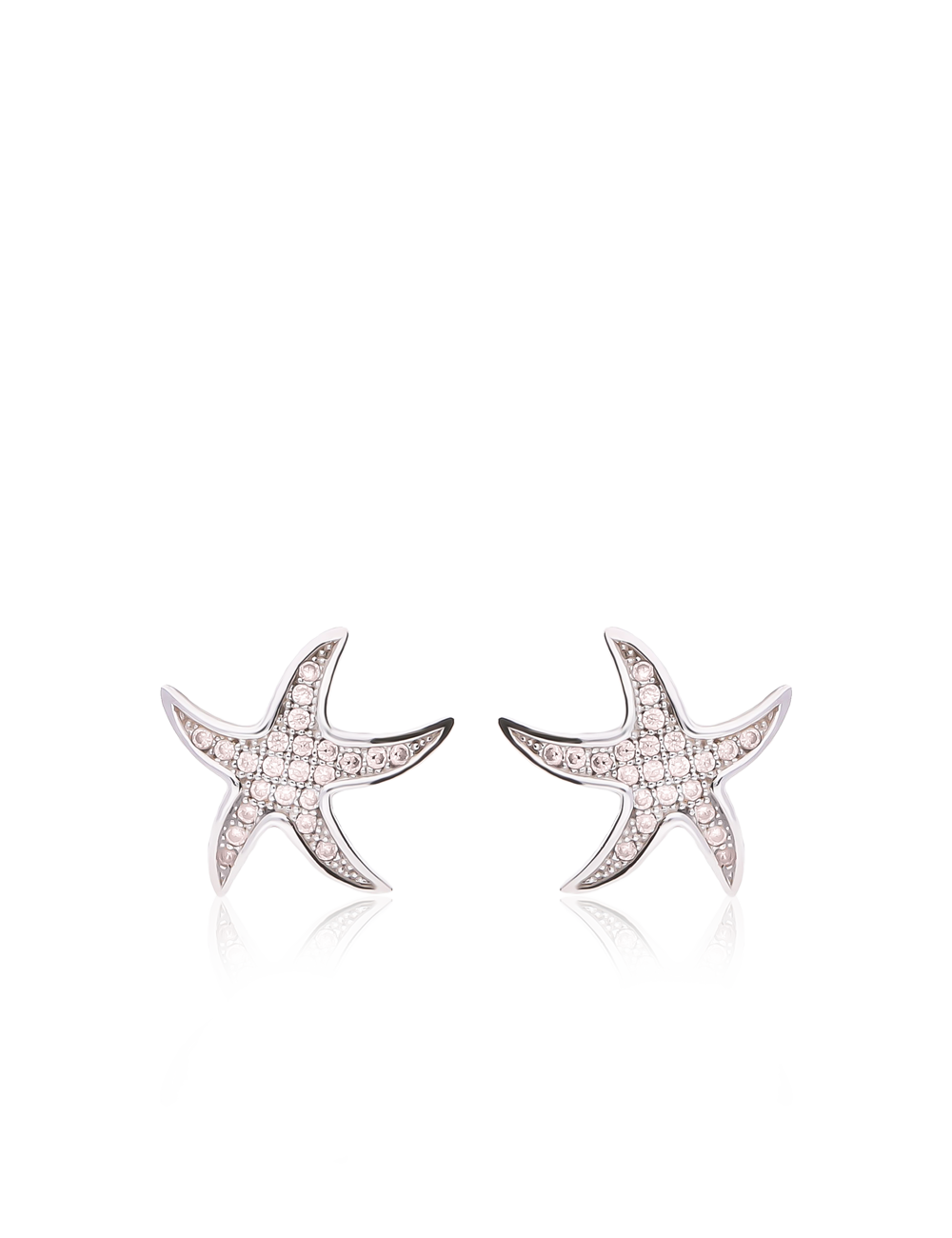 Ohrstecker Silber rhodiniert mit Zirkonia