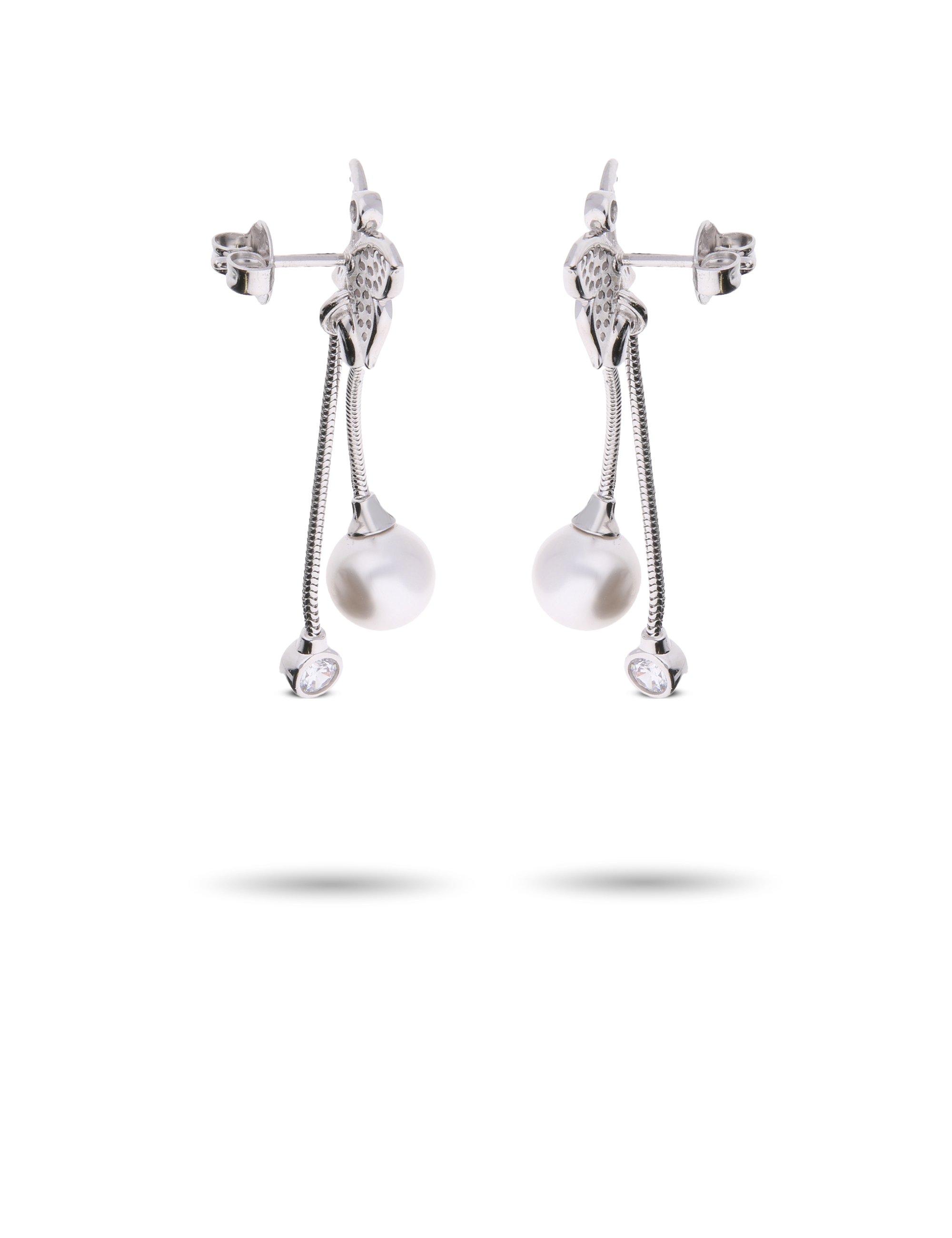 Ohrstecker Silber rhodiniert mit Zirkonias_93444_01