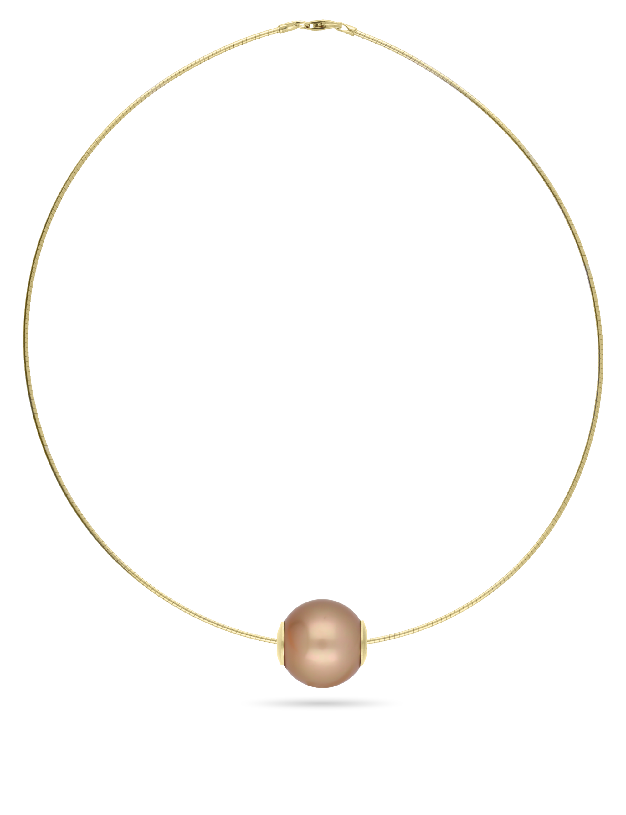 #Muschelkernperle_gold-peacock