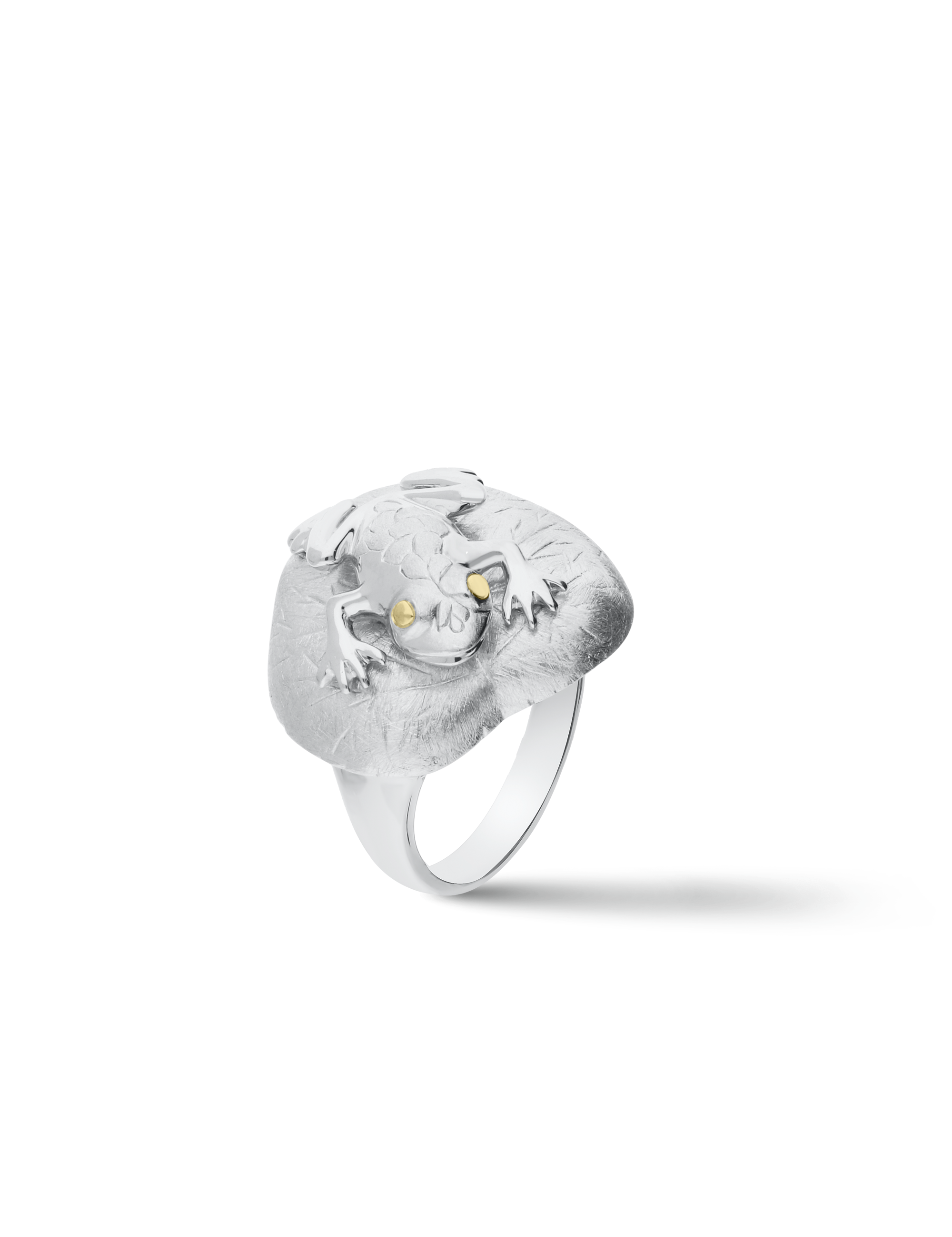 Paradise, Ring Frosch 925/- Silber rhodiniert