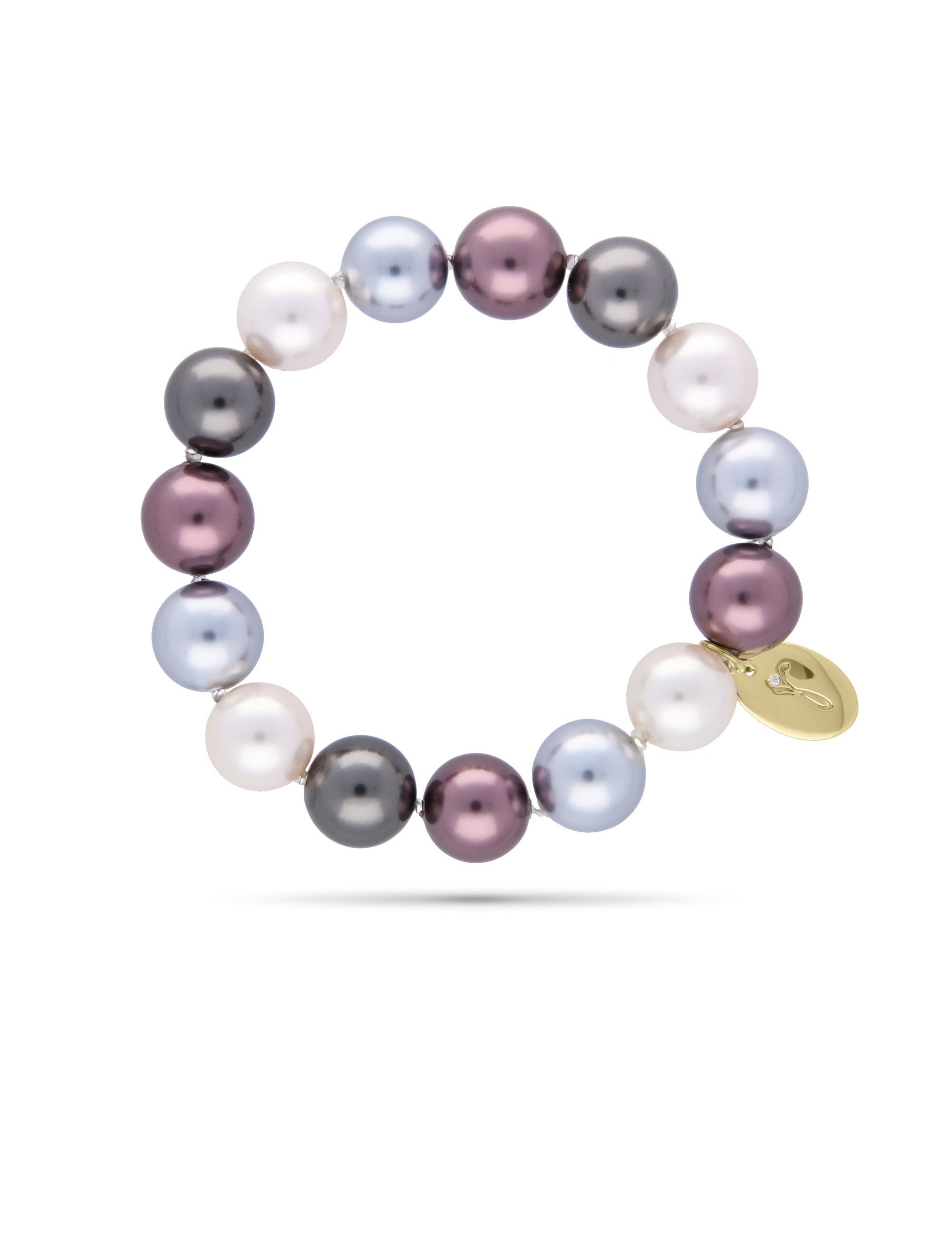 #Muschelkernperle_multi-grau