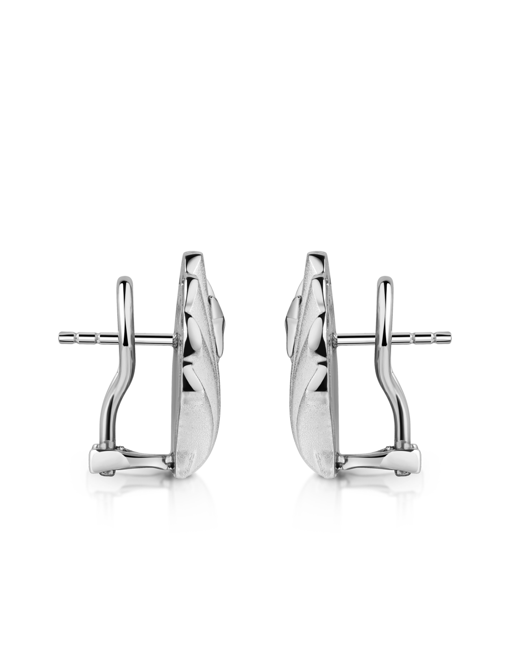 Clipstecker Muschel 925/- Silber rhodiniert