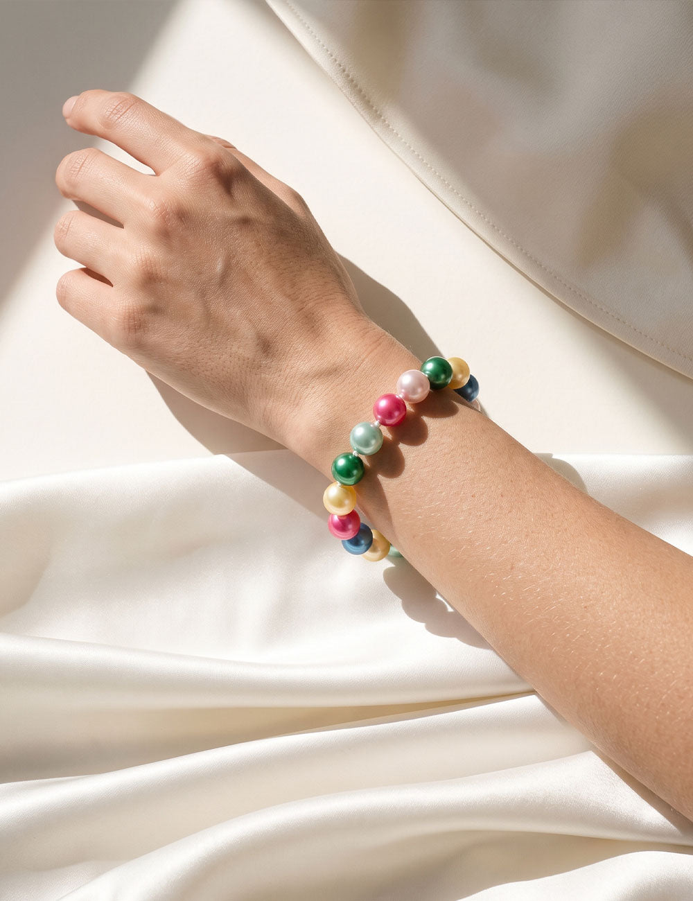 #Muschelkernperle_multi-smaragd