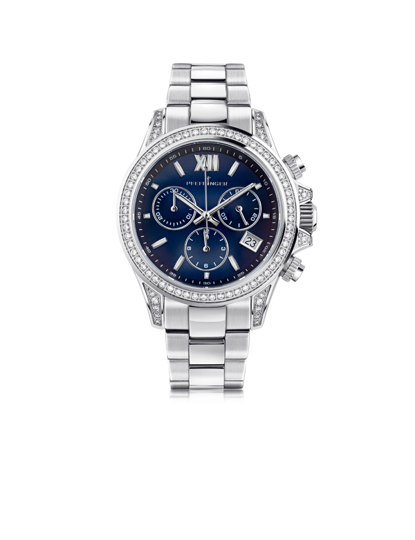 Premium Armbanduhr mit Diamanten 1.00 Karat
