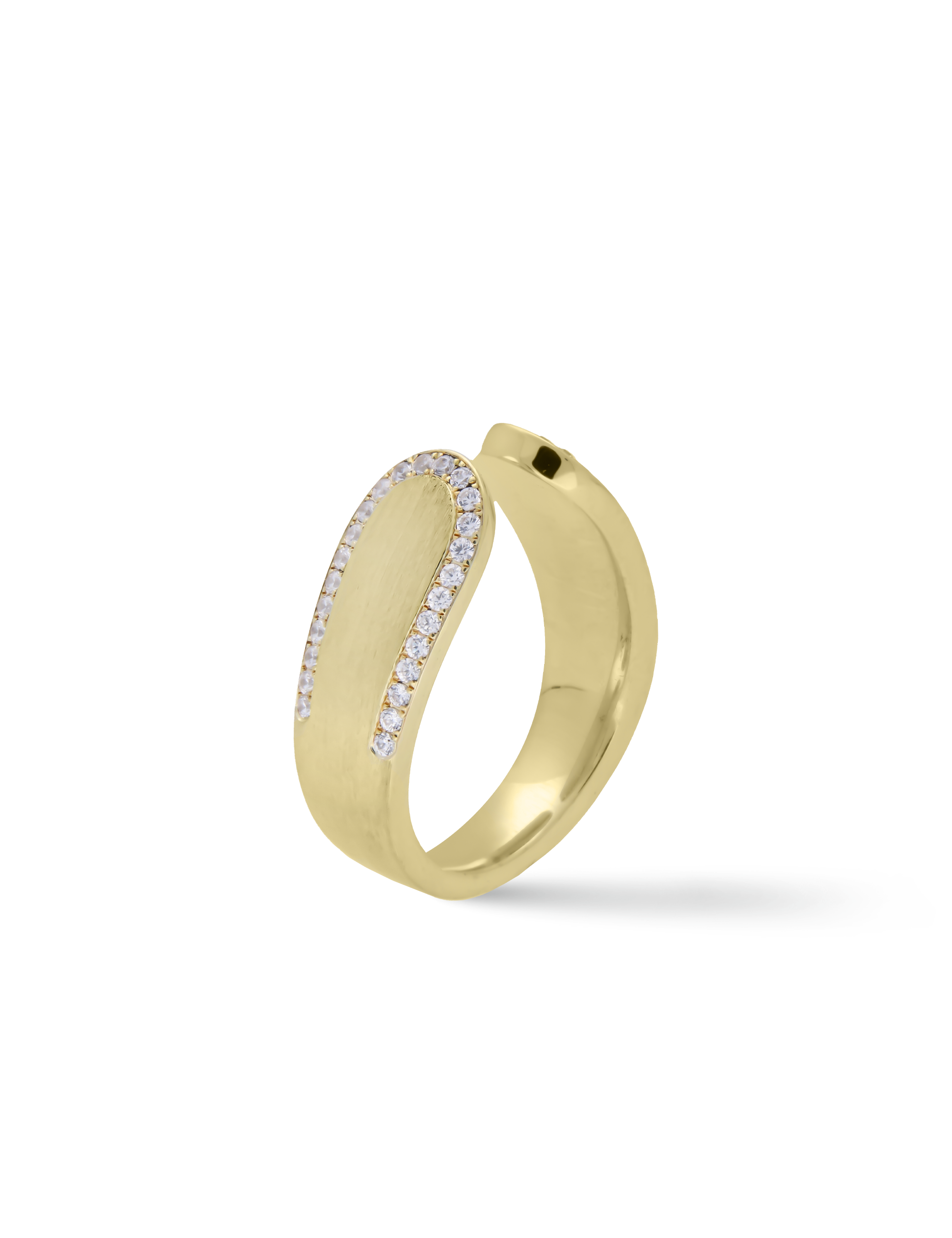 Premium Ring, 585/- Gelbgold mit Diamanten 0,50 Karat