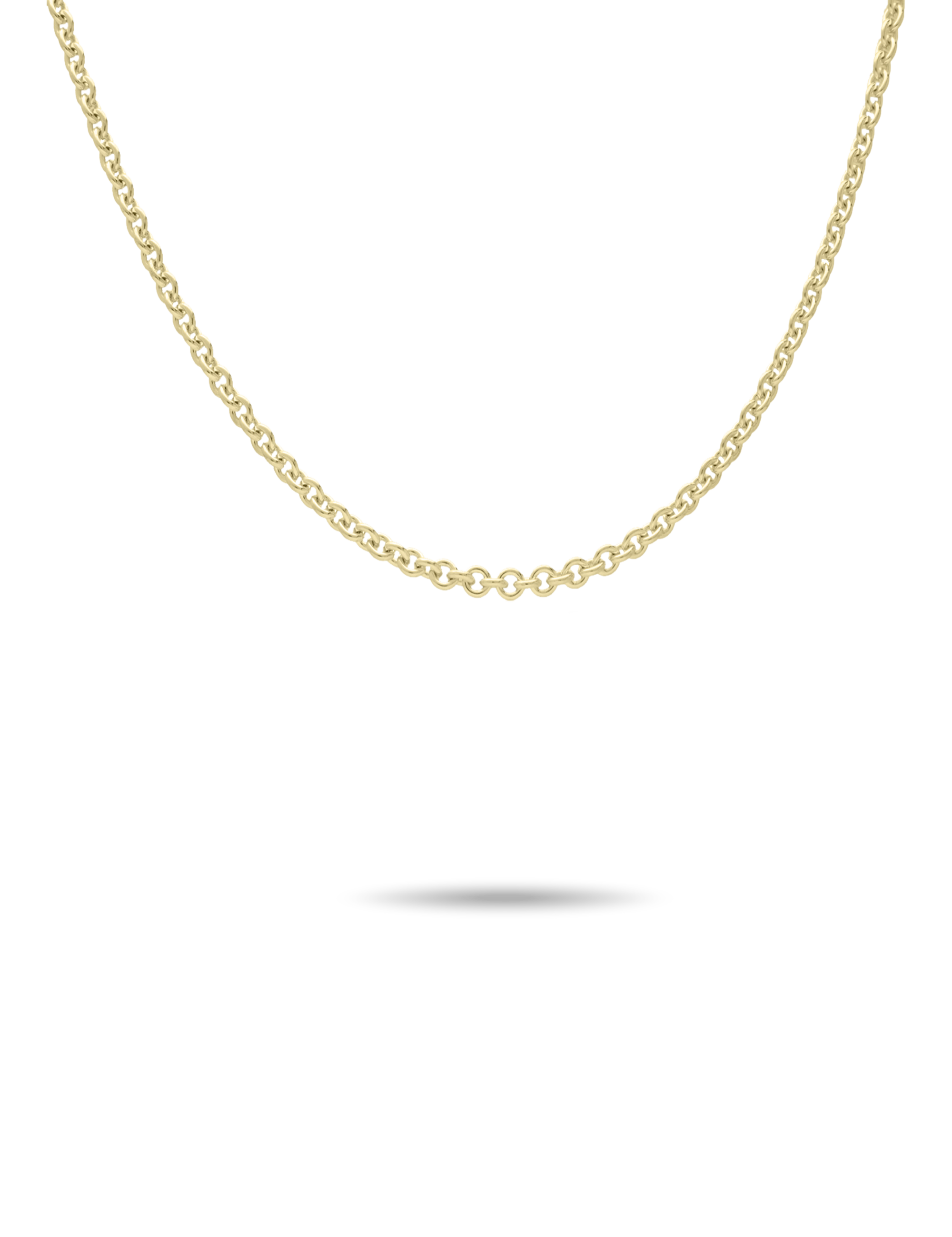 Premium Ankerkette, 585/- Gelbgold, 45cm