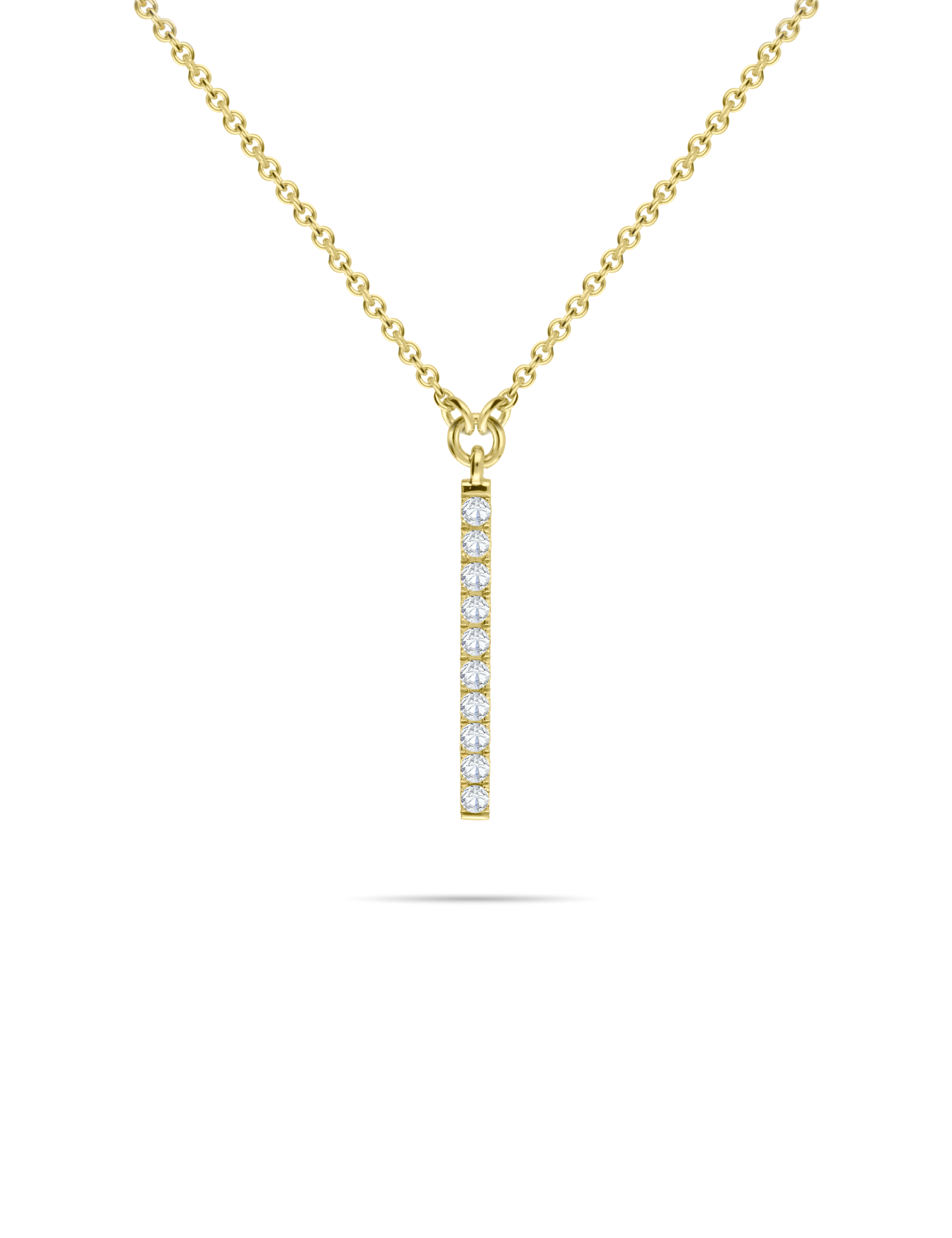 Premium Collier, 585/- Gelbgold mit Diamanten 1.00 Karat